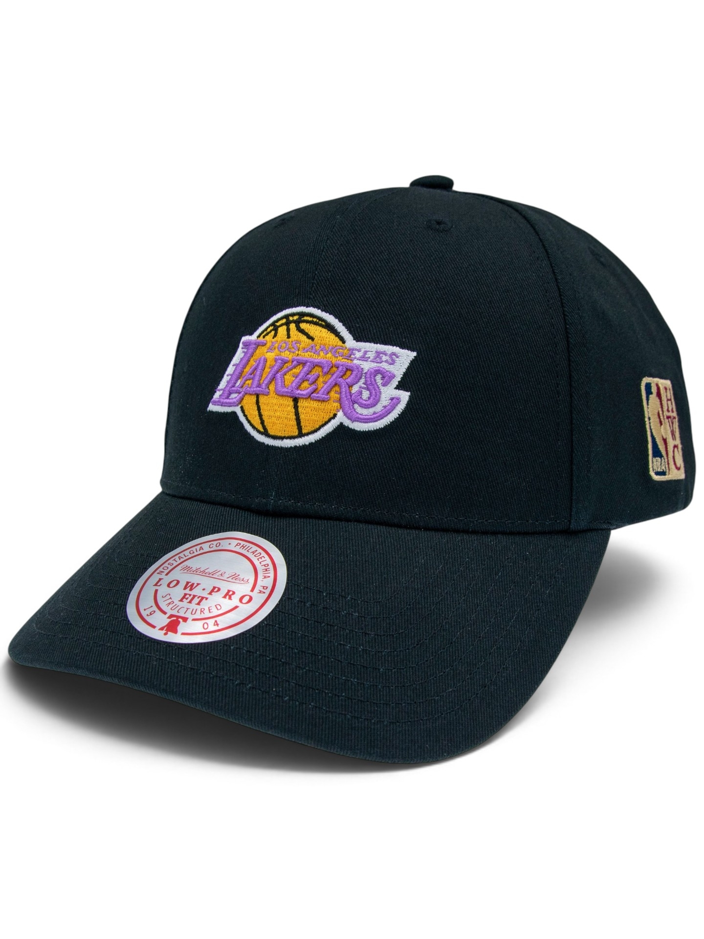 Los Angeles Lakers HWC Low Pro Snapback NBA Cap Black
