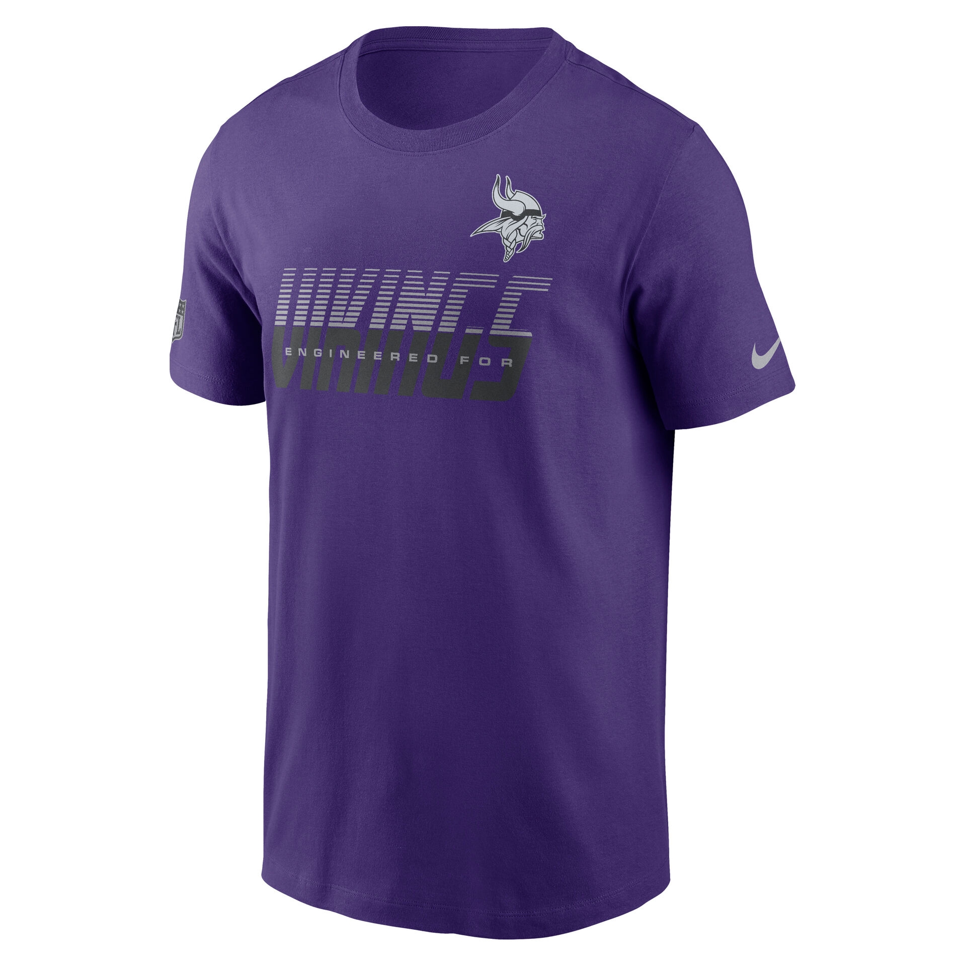 Minnesota Vikings 2026 NFL Sideline Team Issue Dri-Fit T-Shirt Lila