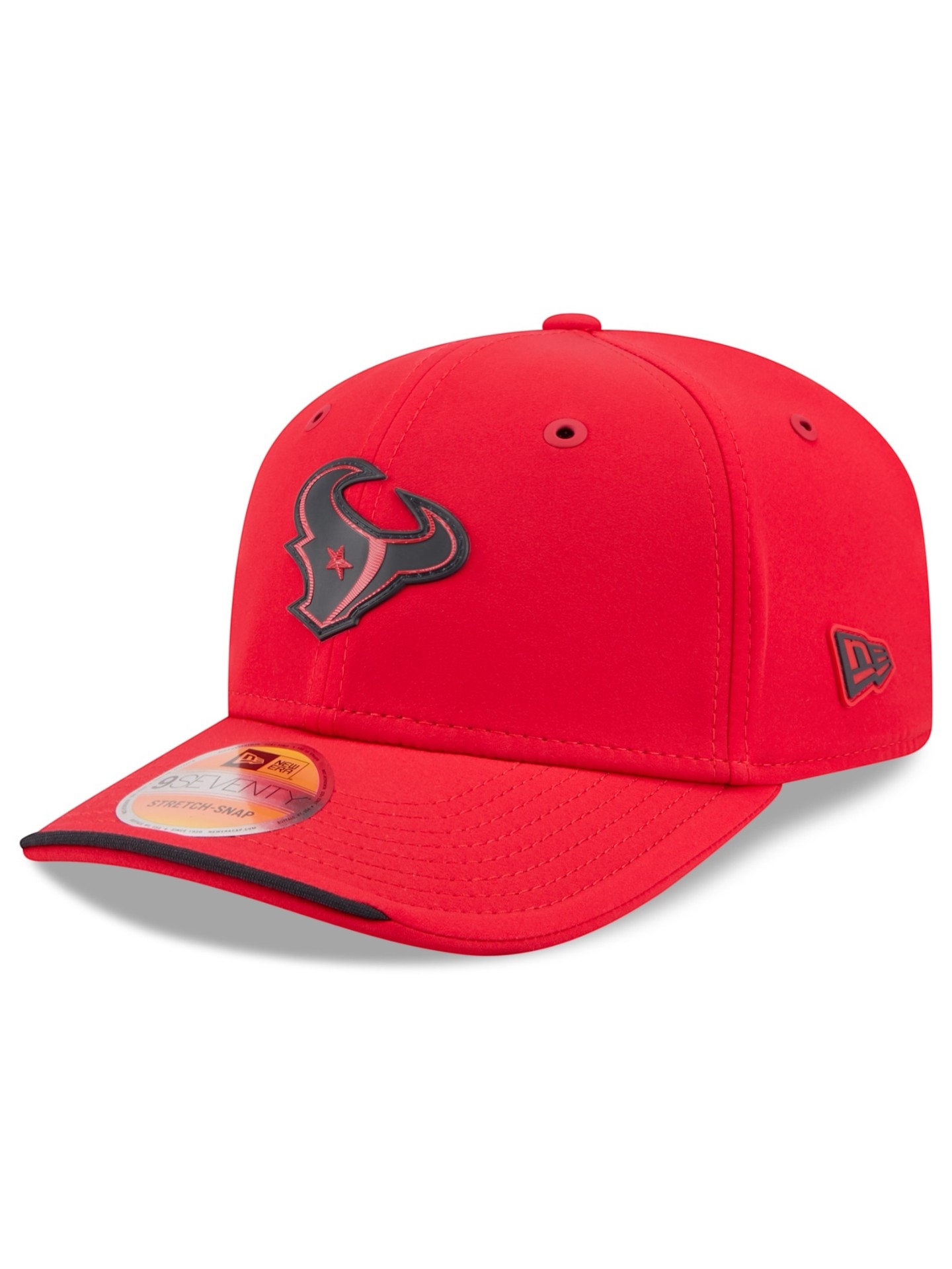 Houston Texans 2026 NFL Sideline 9SEVENTY Stretch-Snap Cap Rot