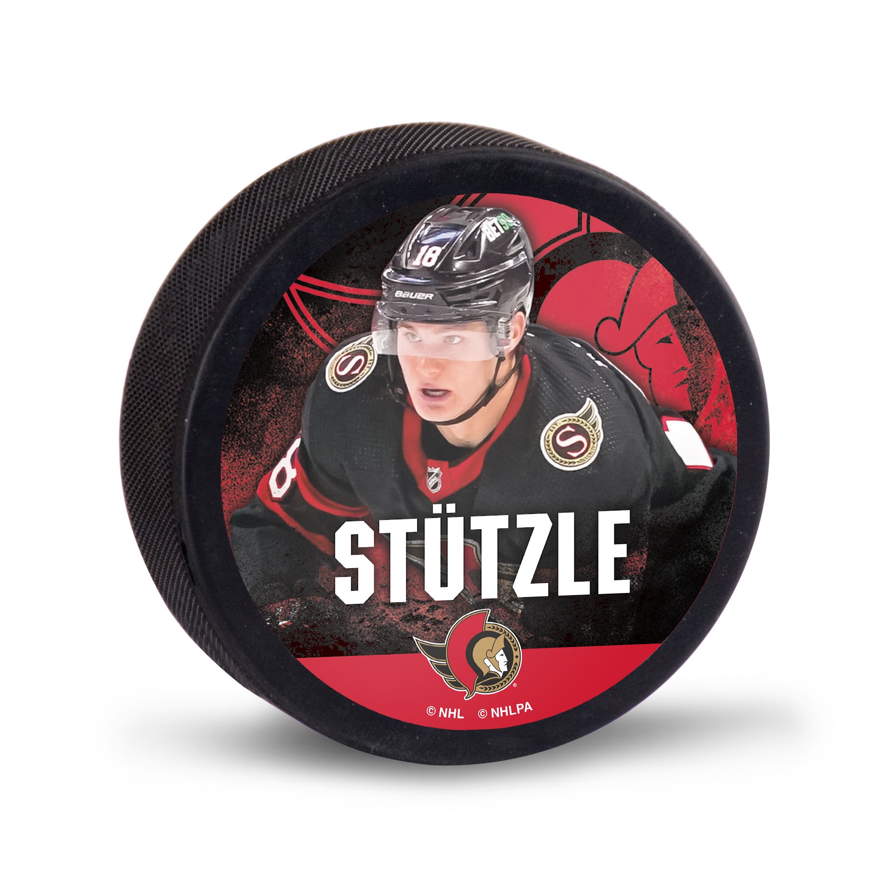 Tim Stützle Ottawa Senators NHL Player Puck