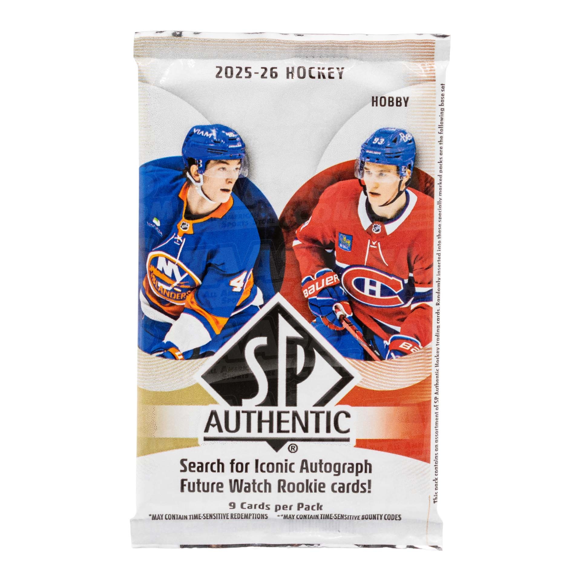 2025/26 Upper Deck SP Authentic Hockey NHL Hobby Pack