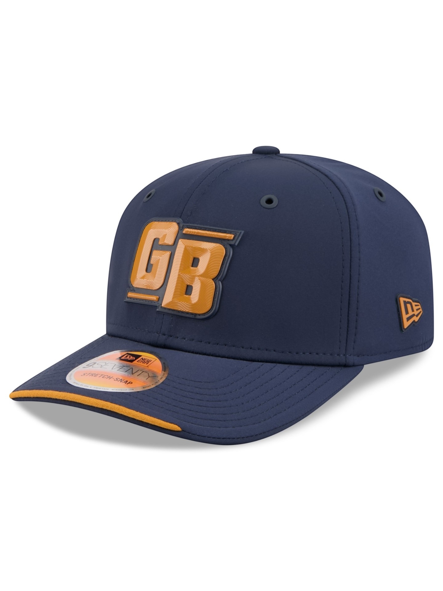 Green Bay Packers Historic 2026 NFL Sideline 9SEVENTY Stretch-Snap Cap Navy