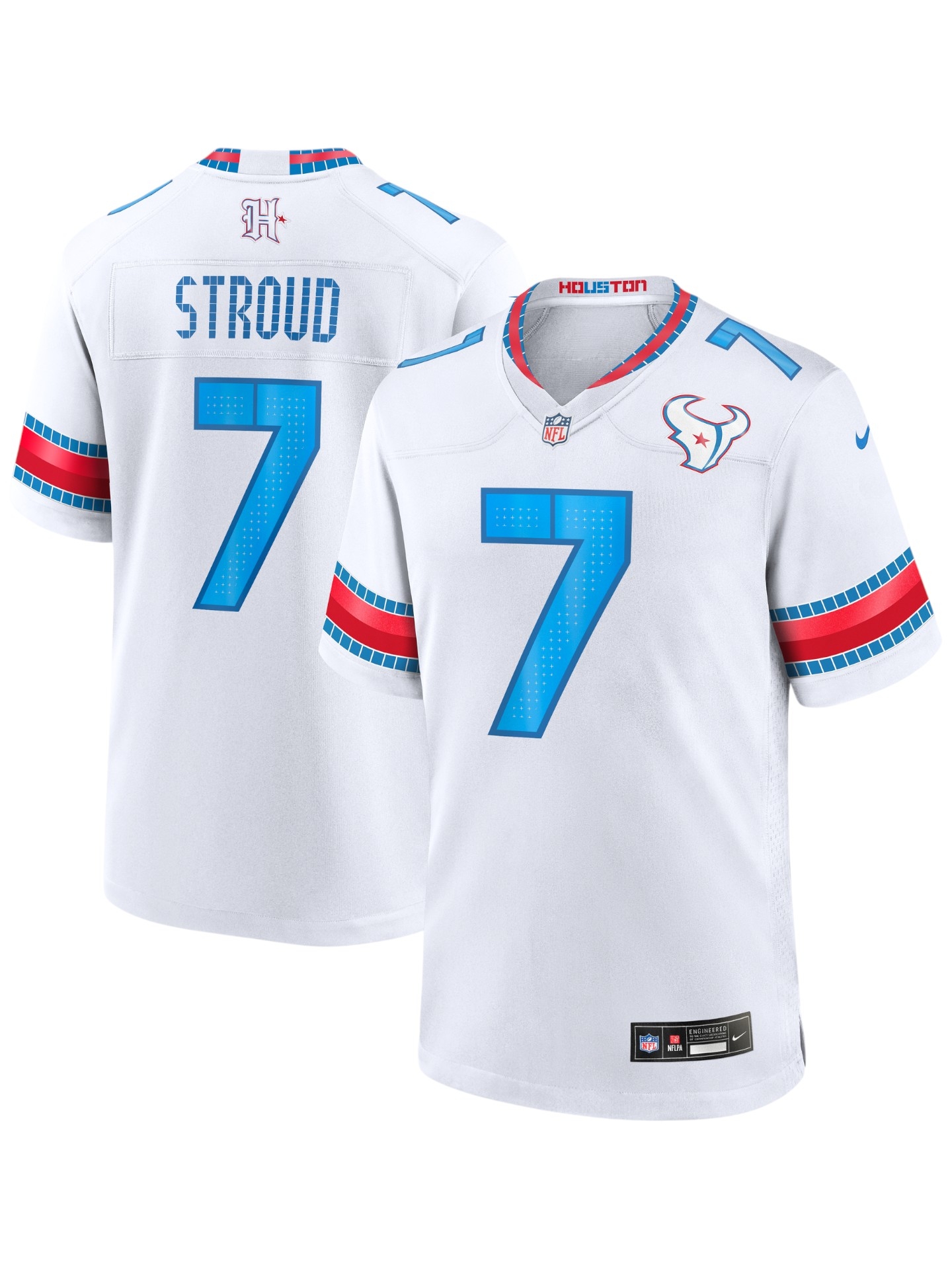 C.J. Stroud #7 Houston Texans 2026 Rivalries Game NFL Trikot Weiß