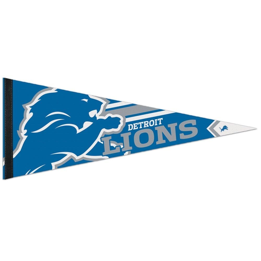 Detroit Lions Big Logo Premium NFL Wimpel