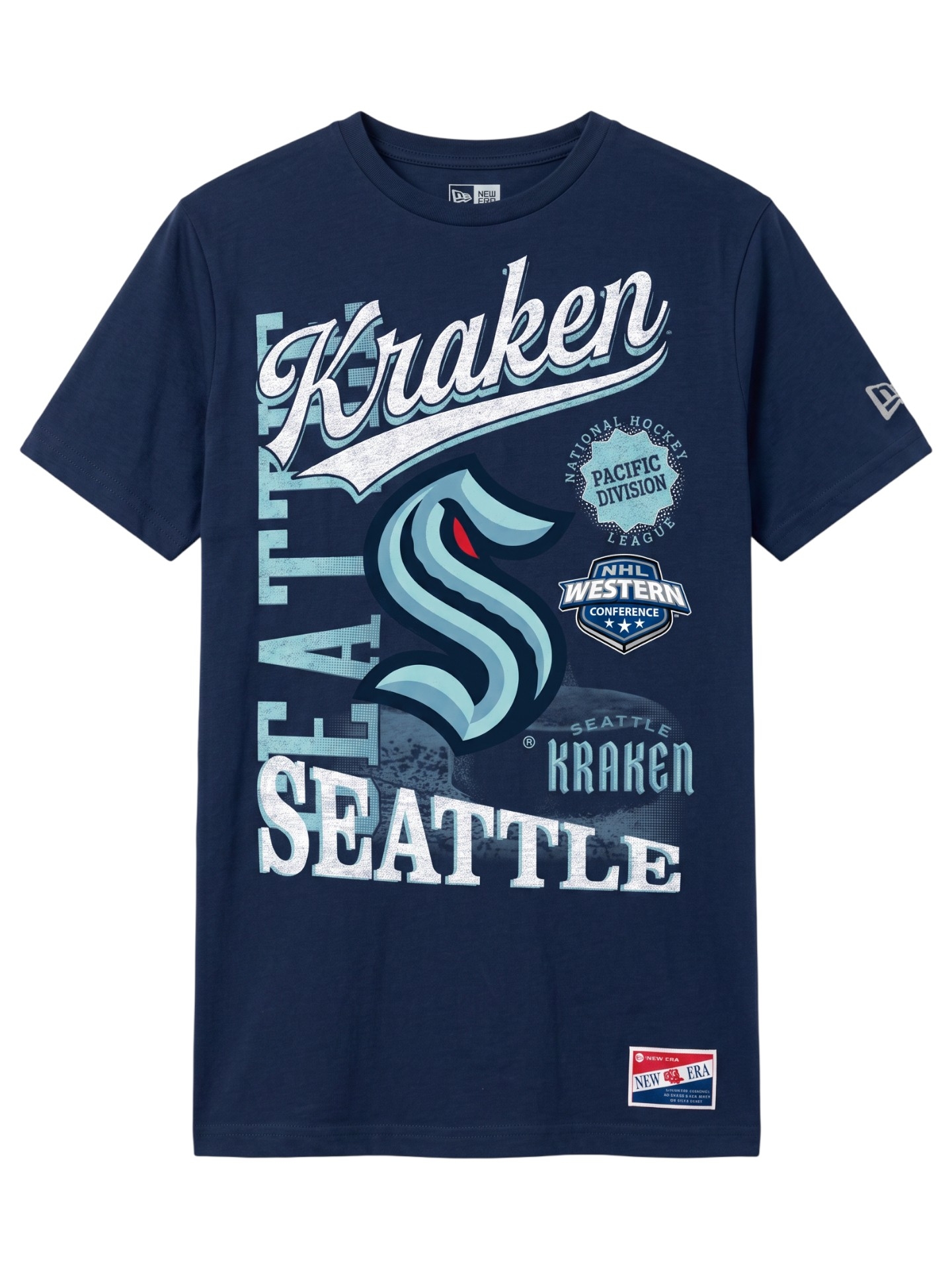 Seattle Kraken Division Oversized NHL T-Shirt Navy