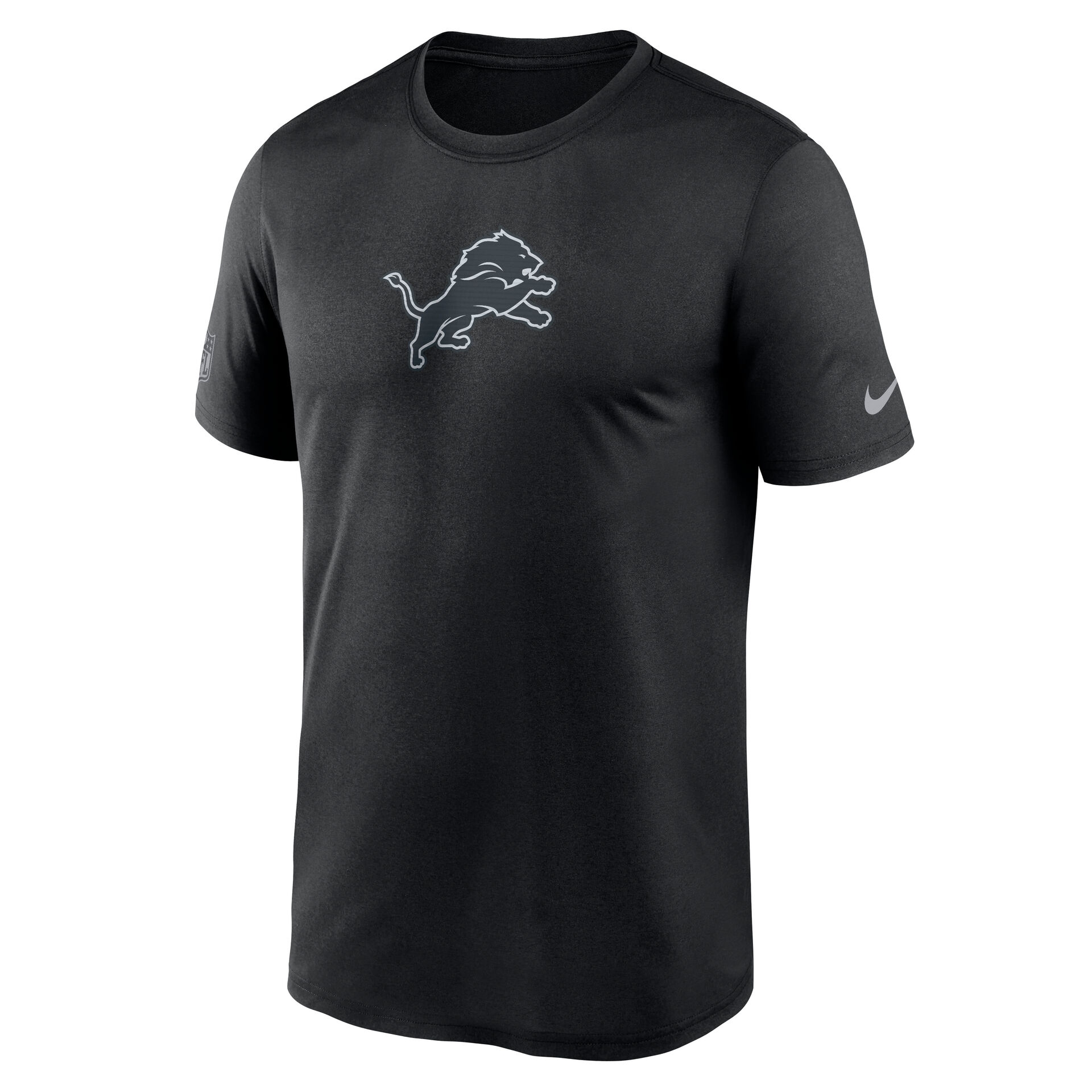 Detroit Lions 2026 NFL Sideline Lead The Charge Legend T-Shirt Schwarz
