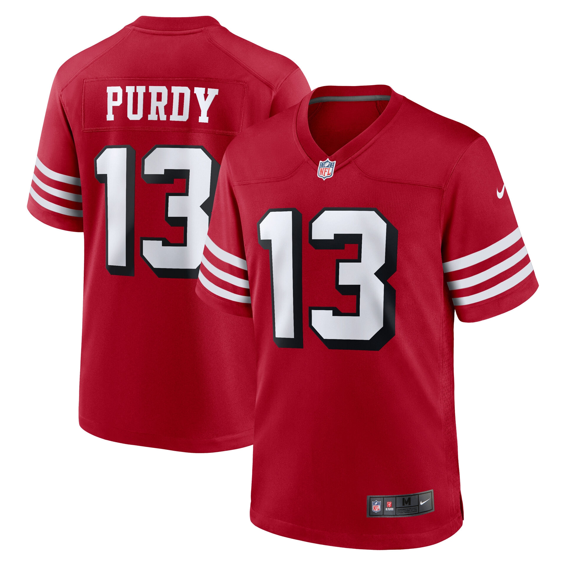 Brock Purdy #13 San Francisco 49ers Game NFL Jersey Alternate Red