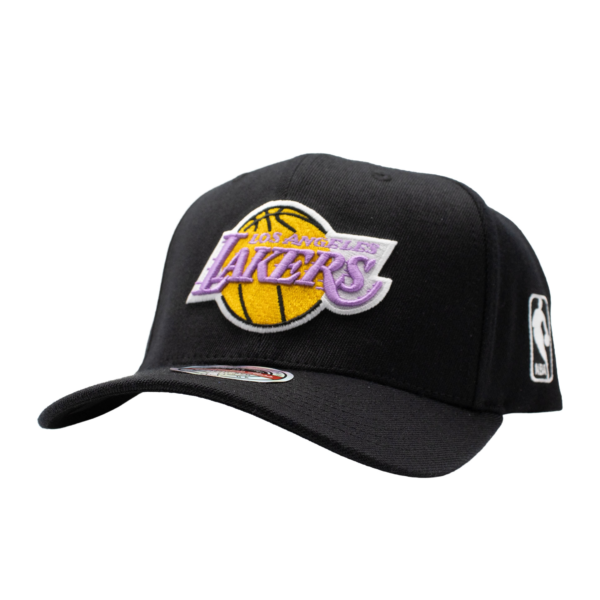 Los Angeles Lakers Team Logo Classic Red Stretch-Snap NBA Cap Schwarz