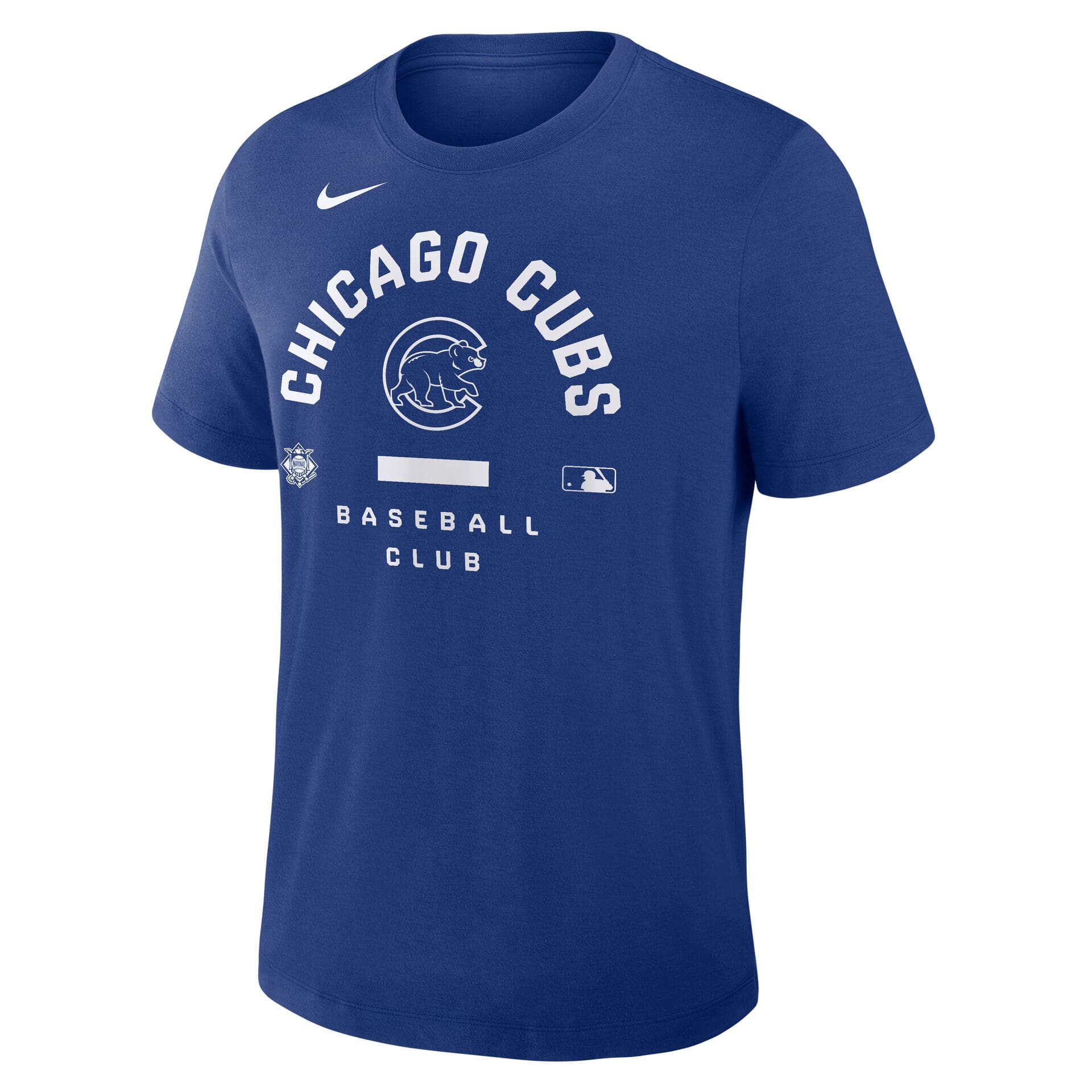 Chicago Cubs Early Work 2026 MLB Authentic Tri-Blend T-Shirt Blue