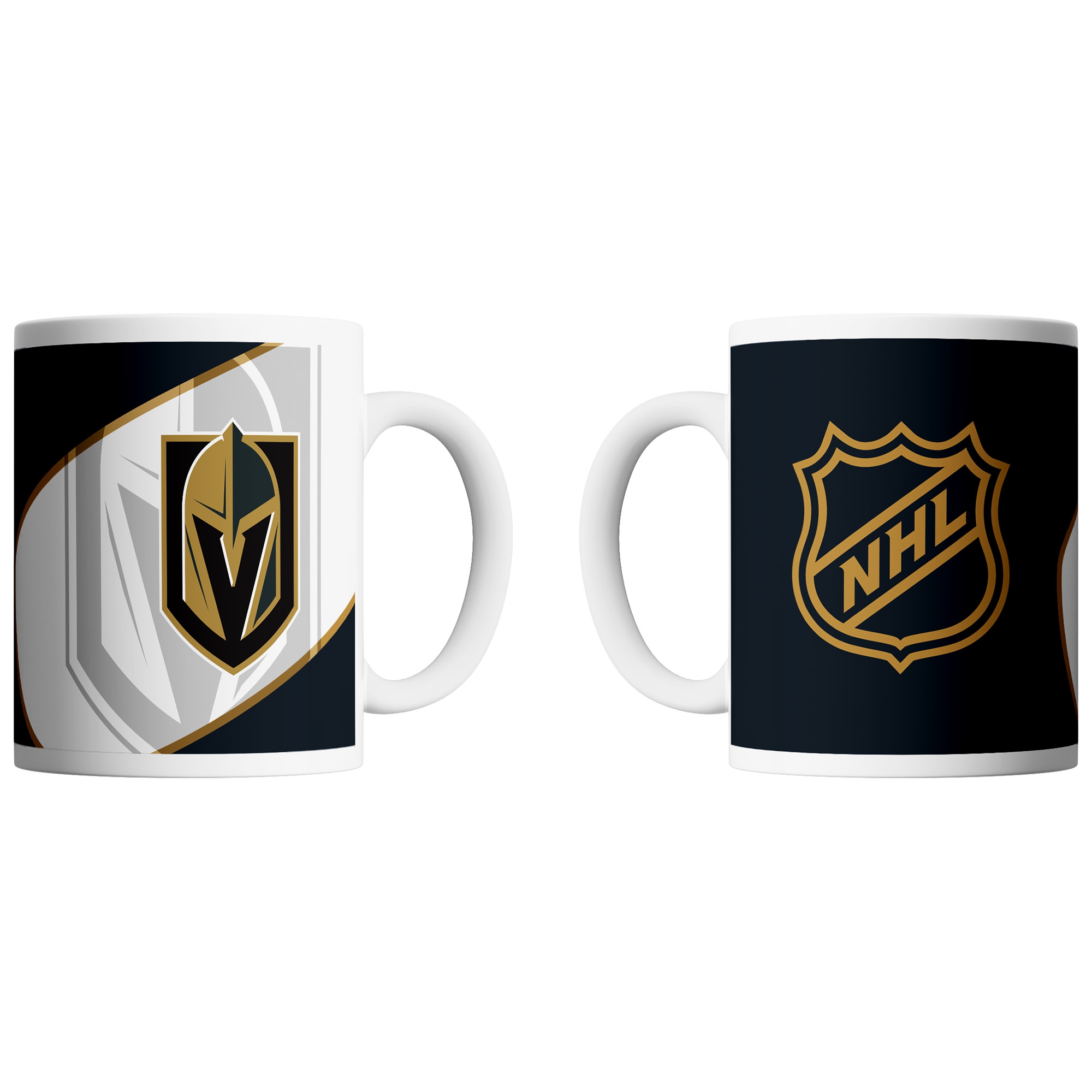 Vegas Golden Knights Shadow Logo & Shield NHL Becher (330 ml)