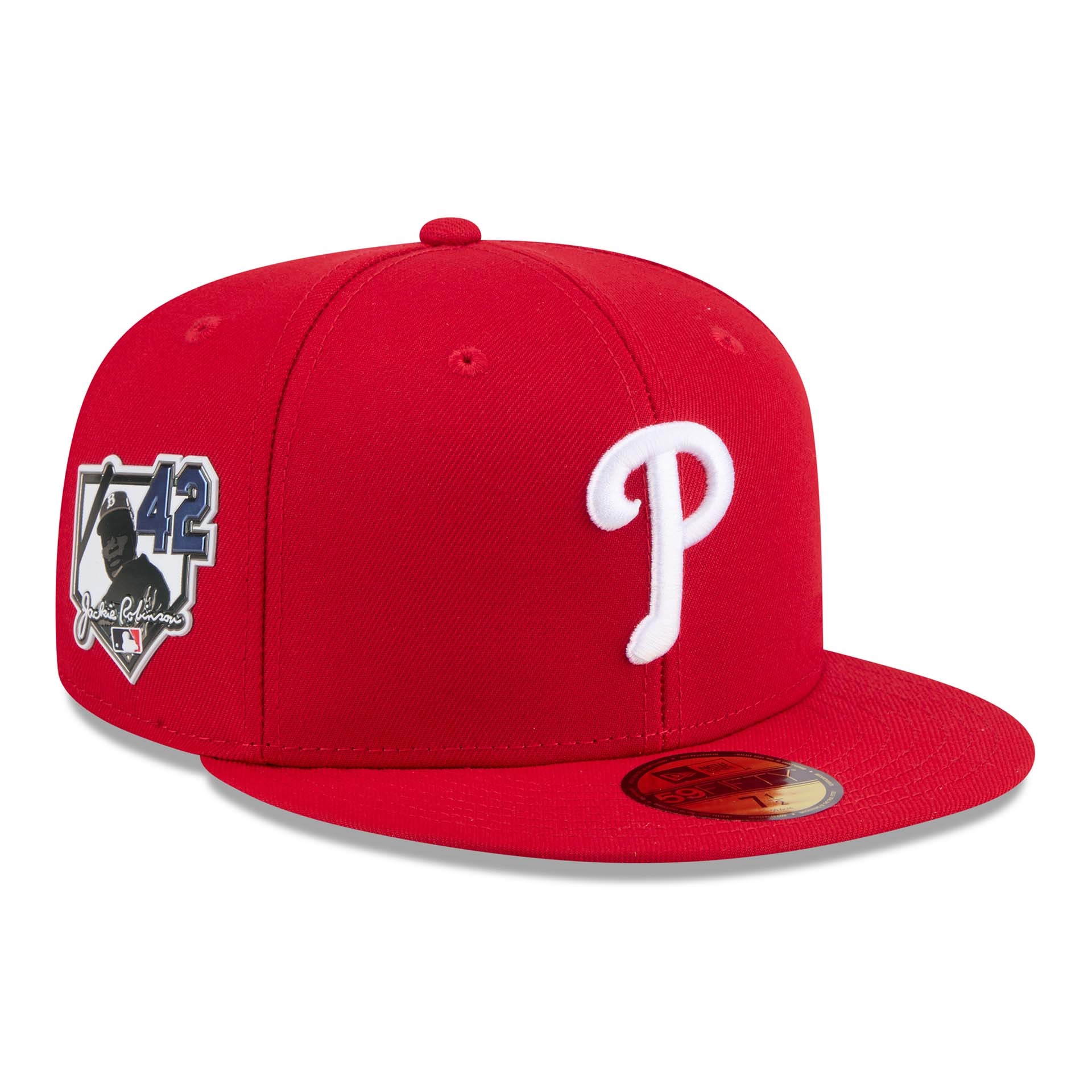 Philadelphia Phillies 2026 Jackie Robinson Day 59FIFTY Fitted Cap Red