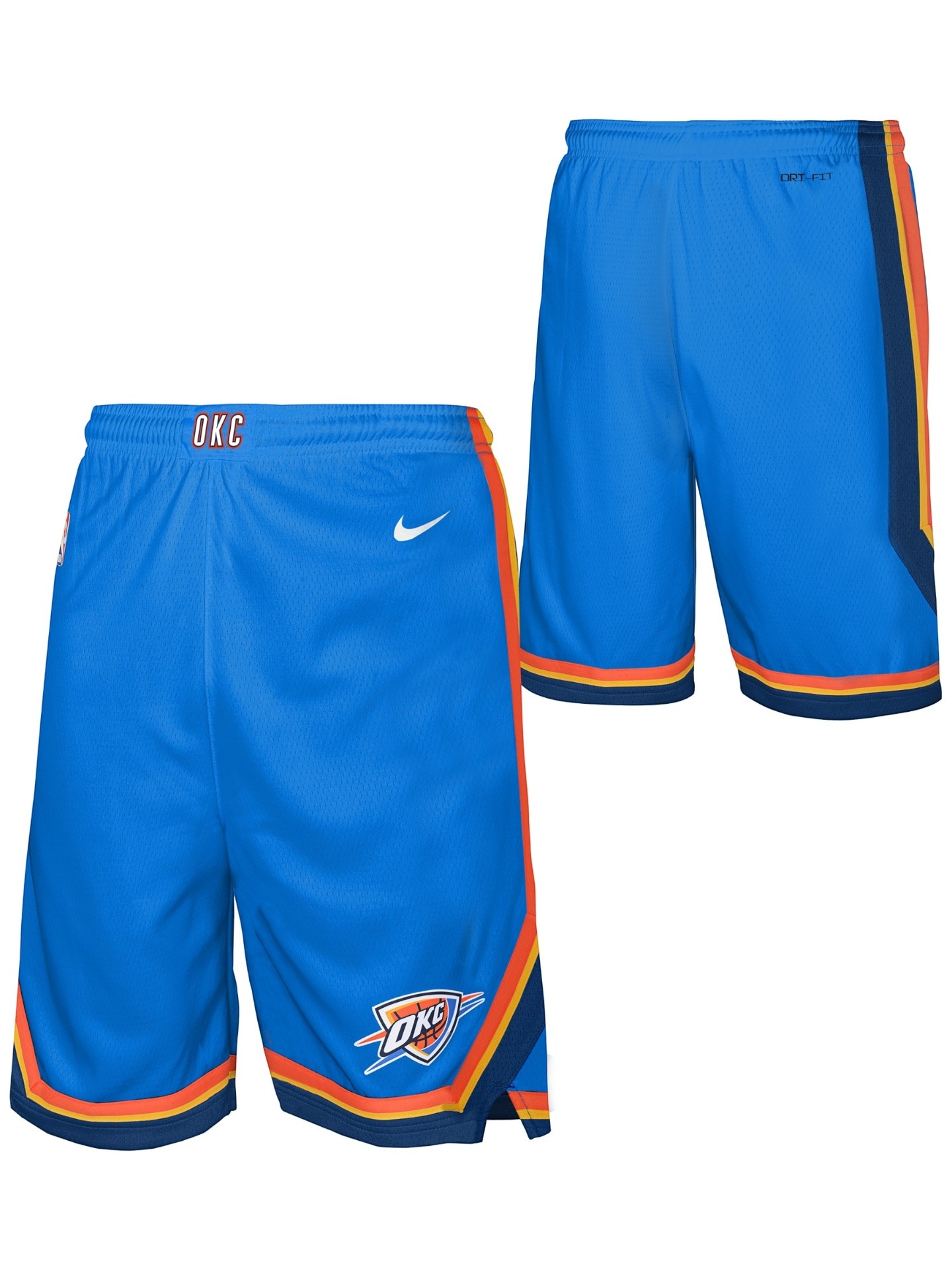 Oklahoma City Thunder Icon Swingman NBA Shorts Blue (YOUTH)