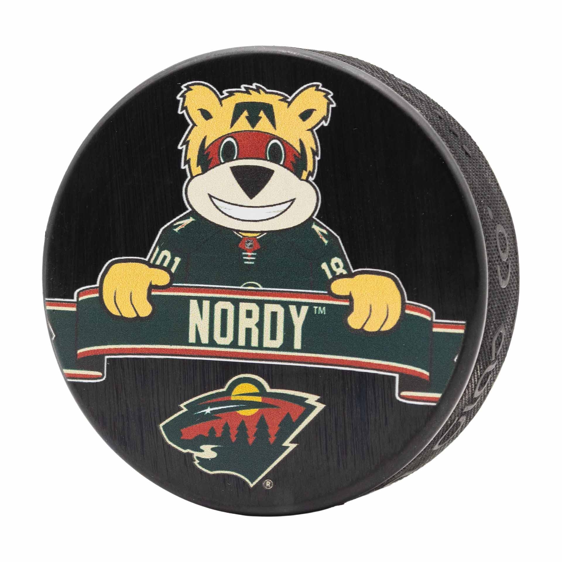 Minnesota Wild Nordy Mascot NHL Souvenir Puck