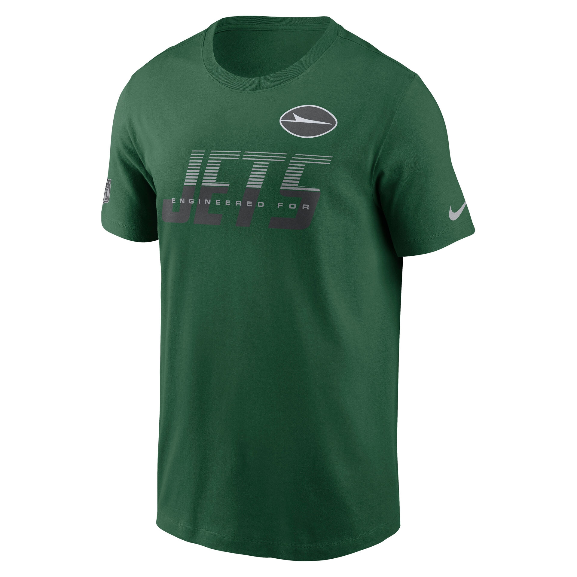 New York Jets 2026 NFL Sideline Team Issue Dri-Fit T-Shirt Grün