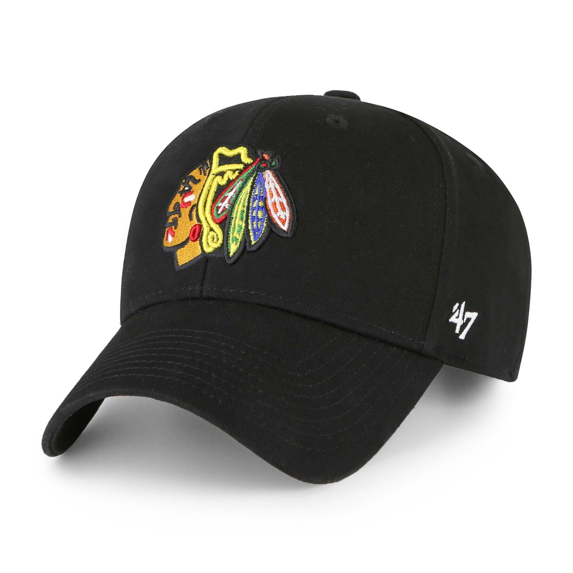 Chicago Blackhawks '47 MVP Legend Adjustable NHL Cap Black