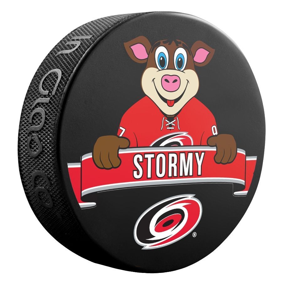 Carolina Hurricanes Stormy Mascot NHL Souvenir Puck