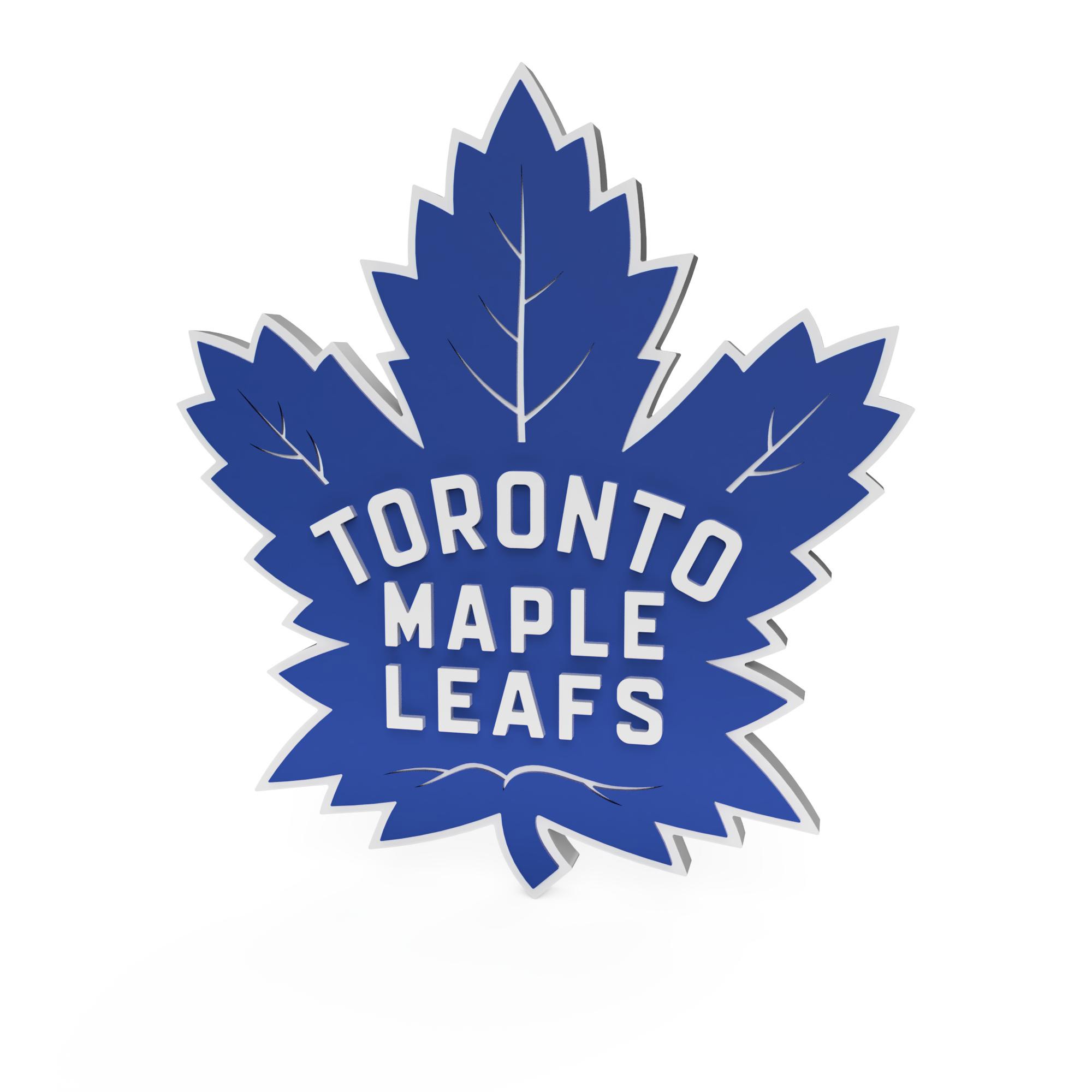 Toronto Maple Leafs NHL 3D Foam Logo Schild