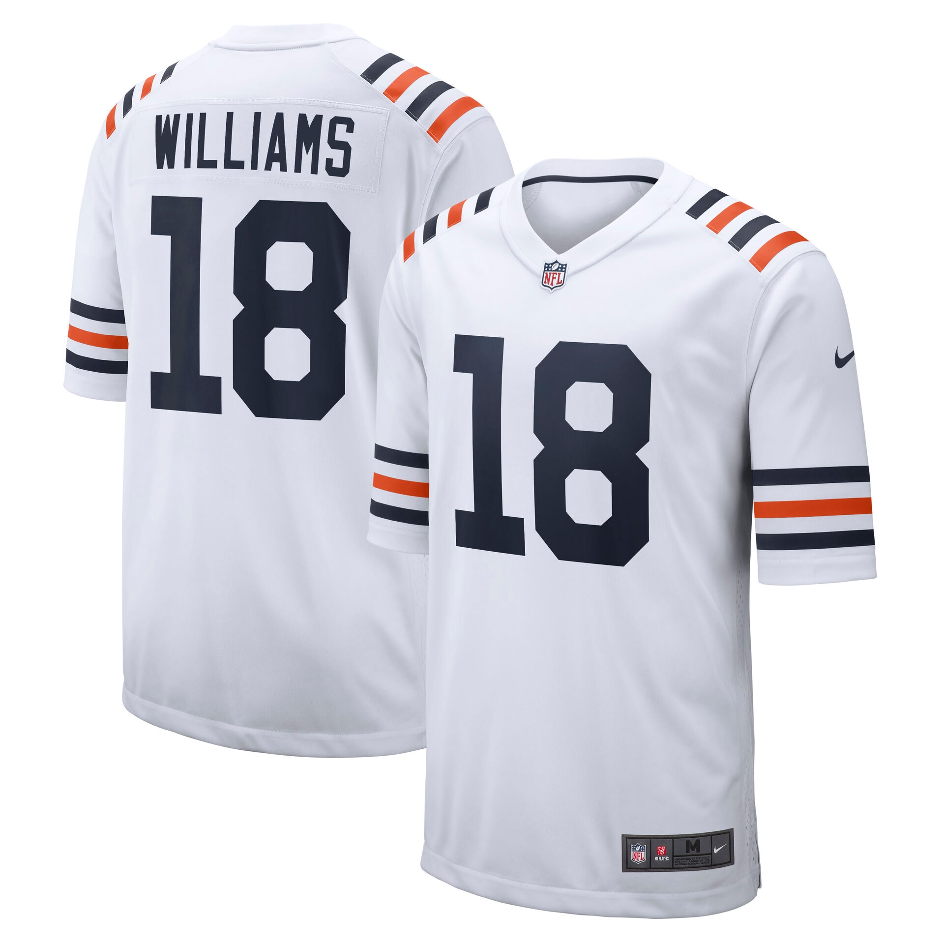 Caleb Williams #18 Chicago Bears Game NFL Jersey Alternate White