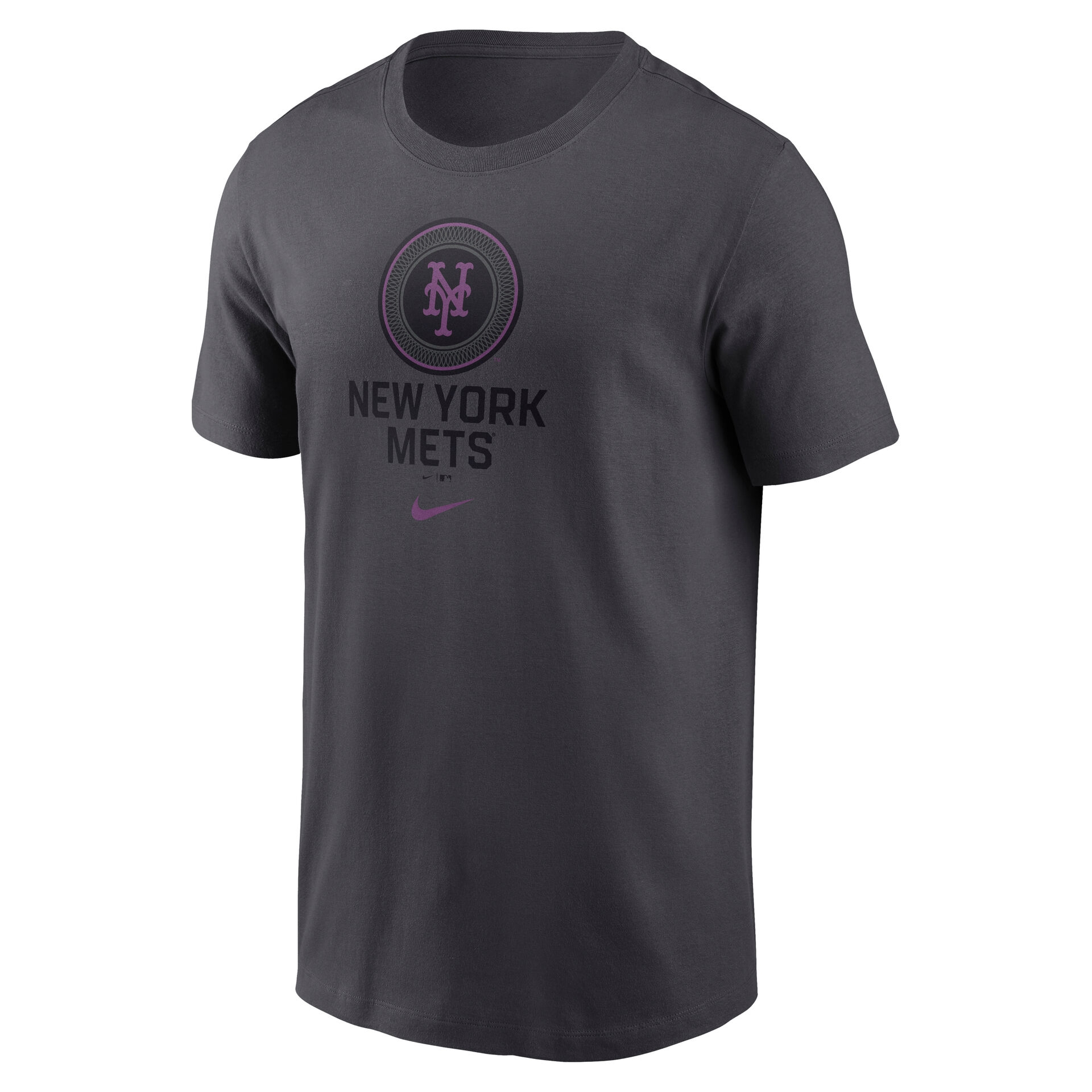 New York Mets City Connect Secondary MLB T-Shirt Dunkelgrau