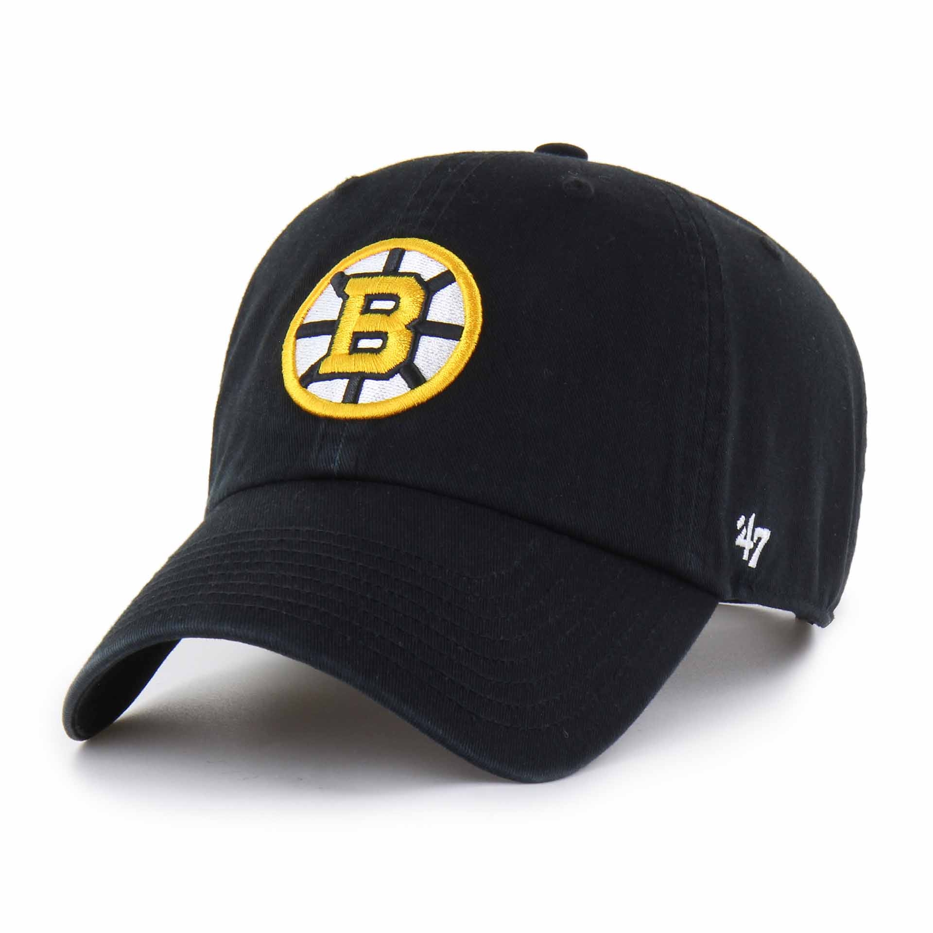 Boston Bruins '47 MVP Legend Adjustable NHL Cap Black