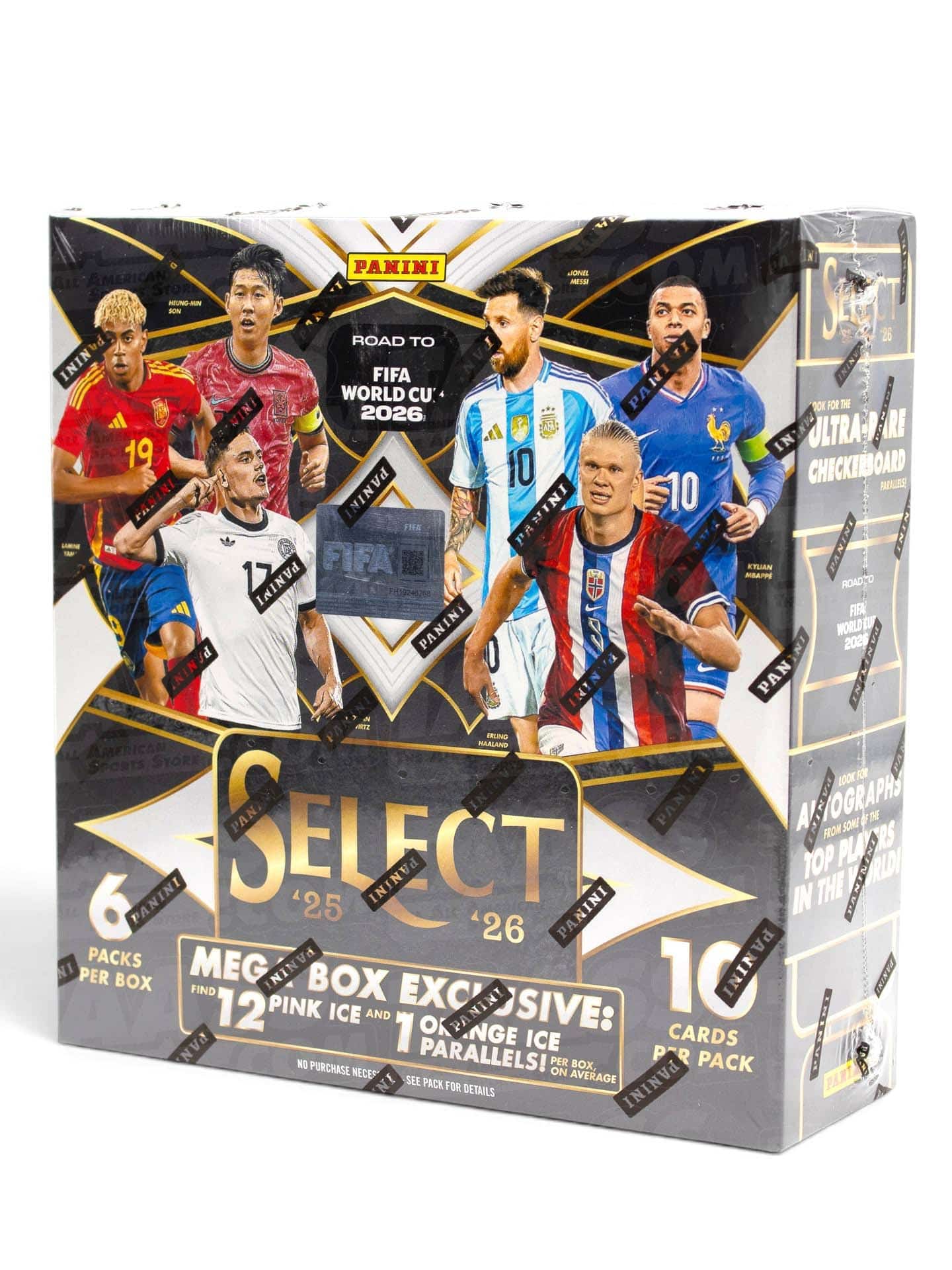 2025/26 Panini Select Road to FIFA World Cup Football Mega Box