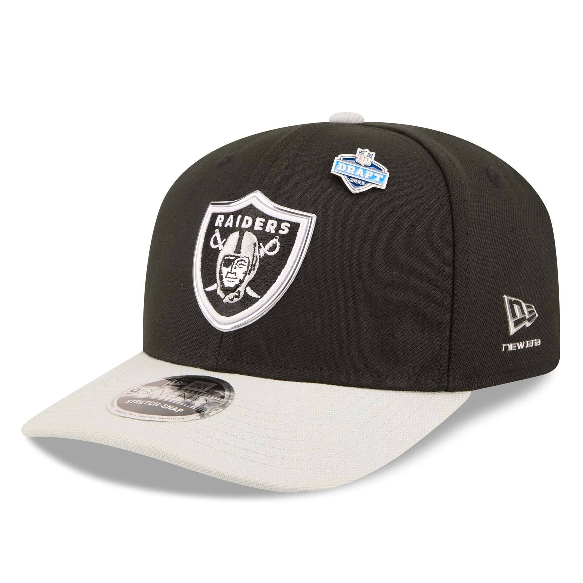 Las Vegas Raiders 2026 NFL Draft 9SEVENTY Stretch-Snap Cap
