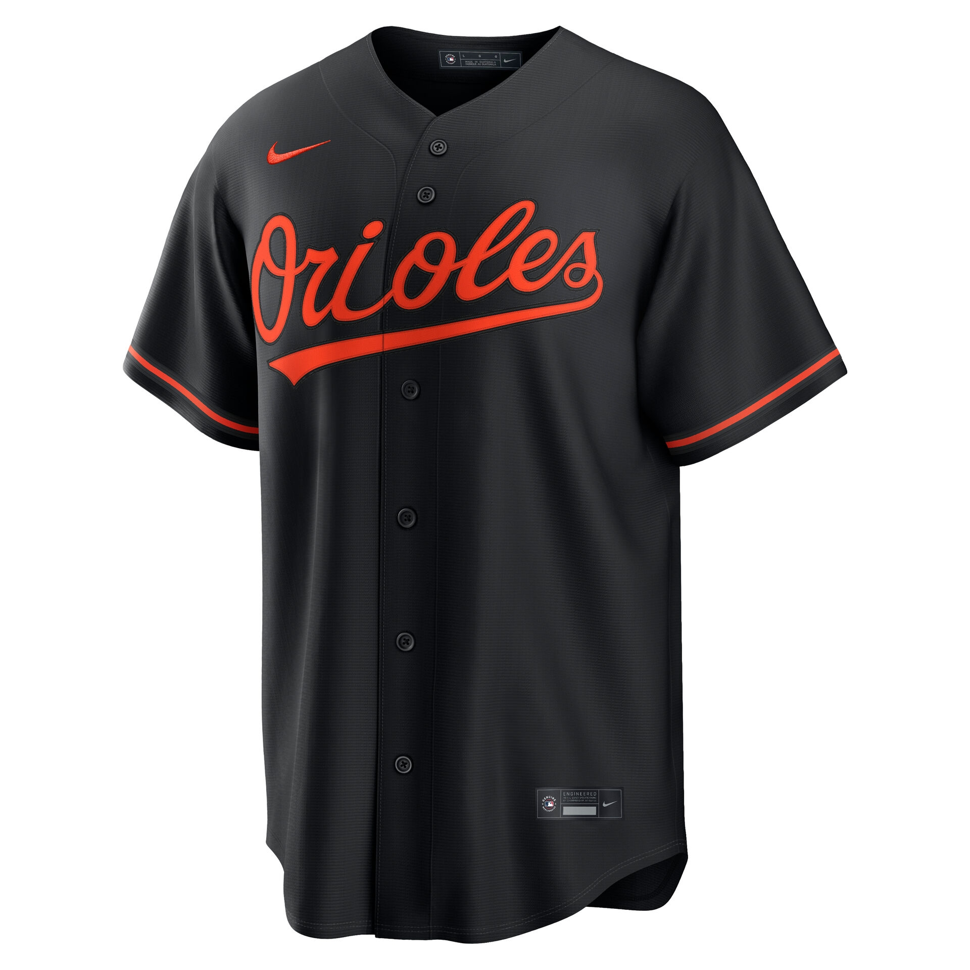 Baltimore Orioles Replica MLB Alternate Trikot Schwarz