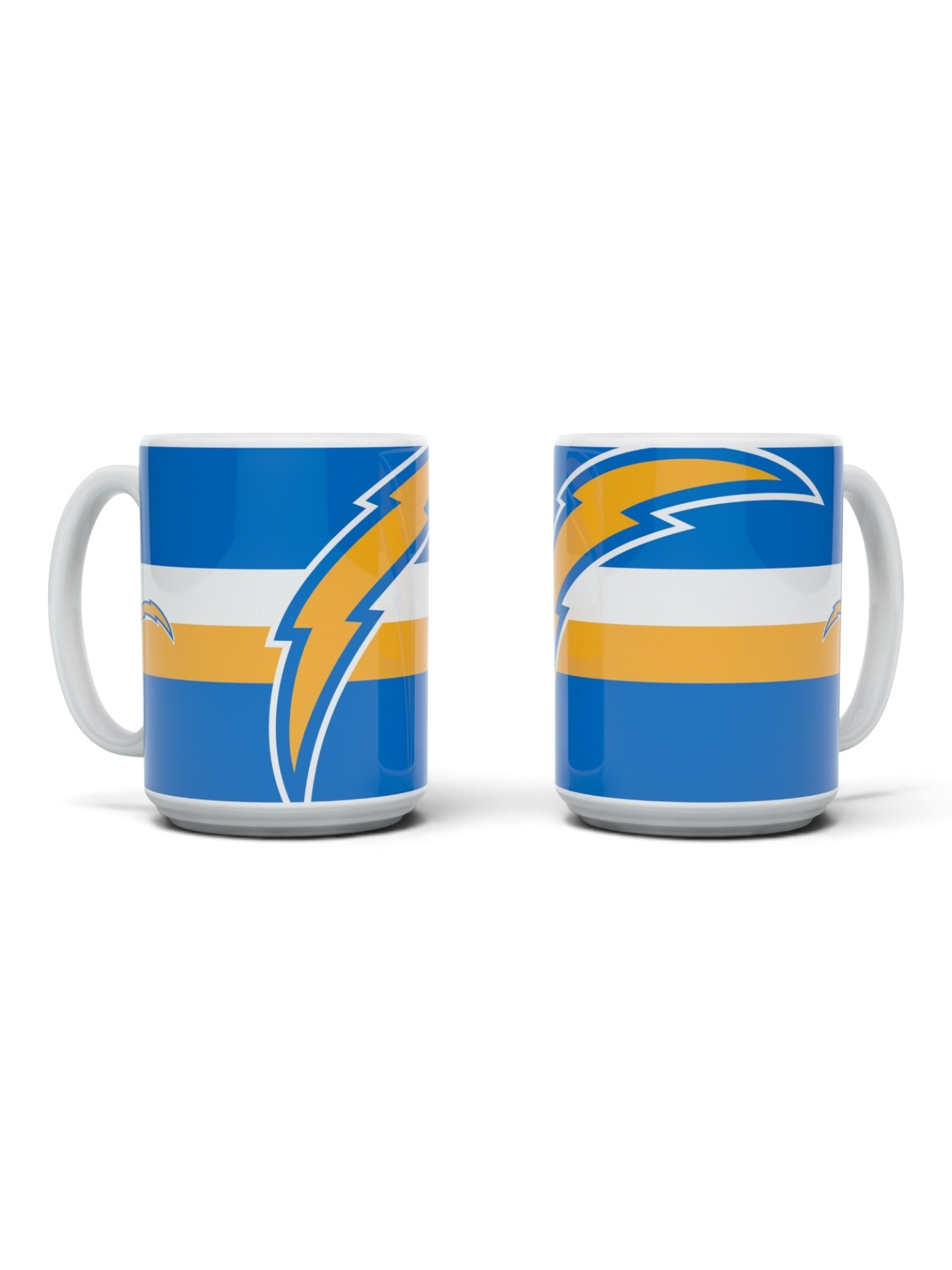 Los Angeles Chargers Triple Logo Jumbo NFL Becher (450 ml)