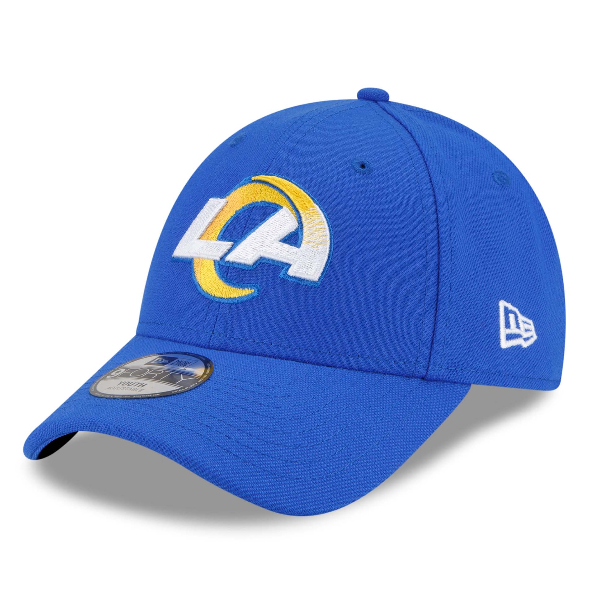Los Angeles Rams NFL Team Logo 9FORTY Adjustable Cap Blau (YOUTH)