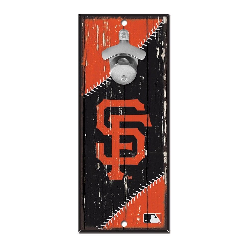 San Francisco Giants MLB Schild mit Flaschenöffner