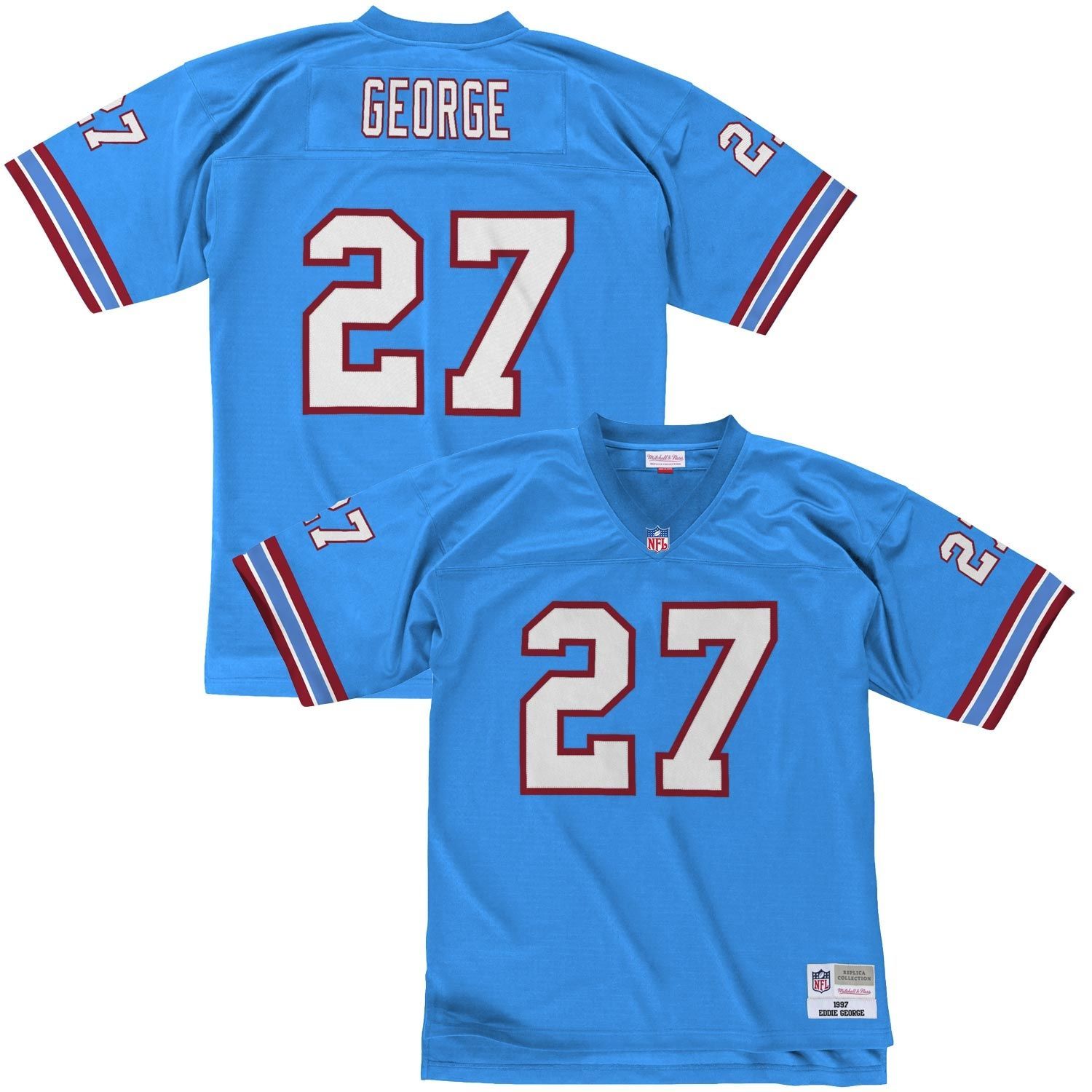 Eddie George #27 Tennessee Oilers Legacy Throwback NFL Trikot