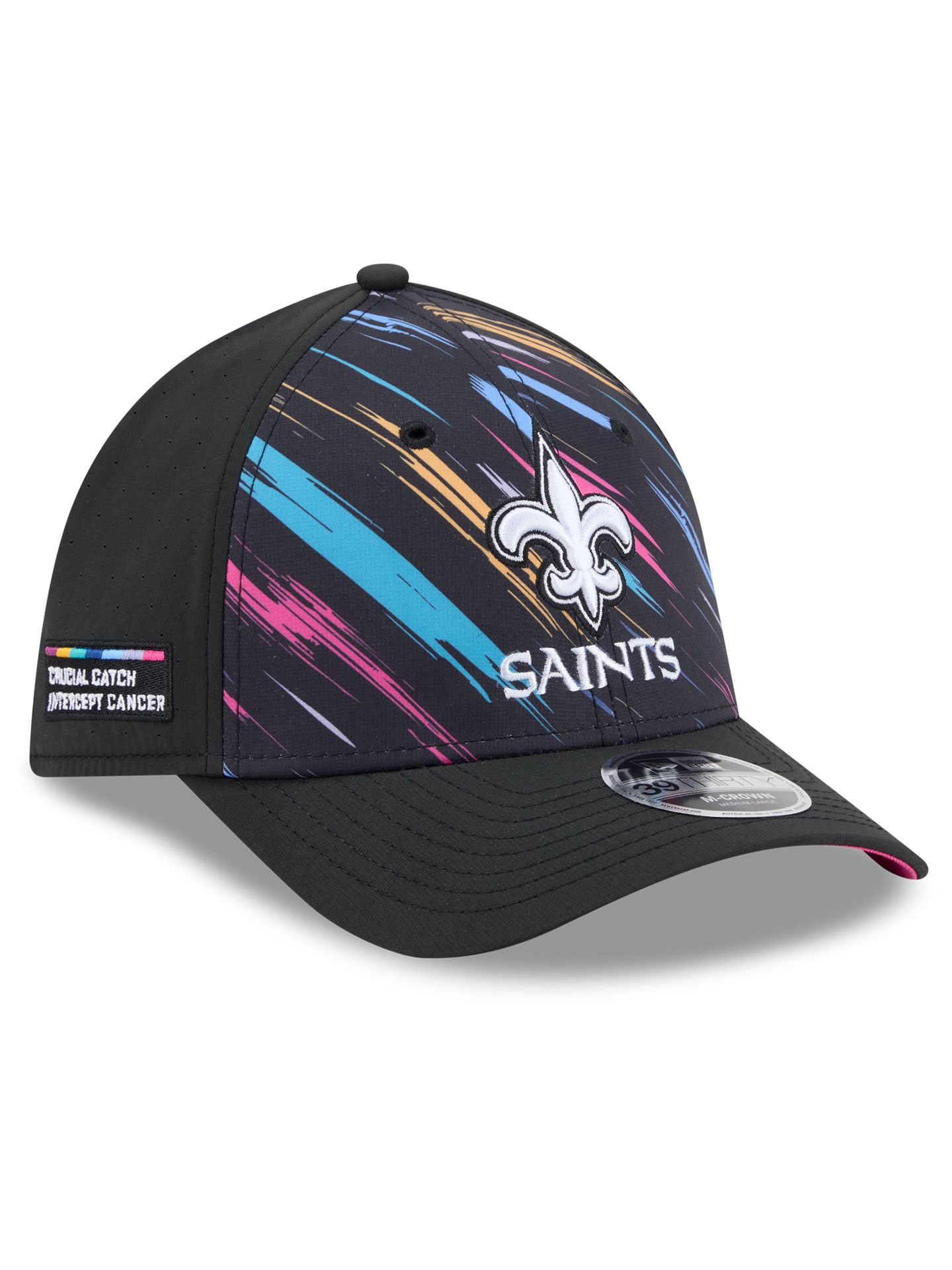 New Orleans Saints 2026 NFL Crucial Catch 39THIRTY Flex Cap
