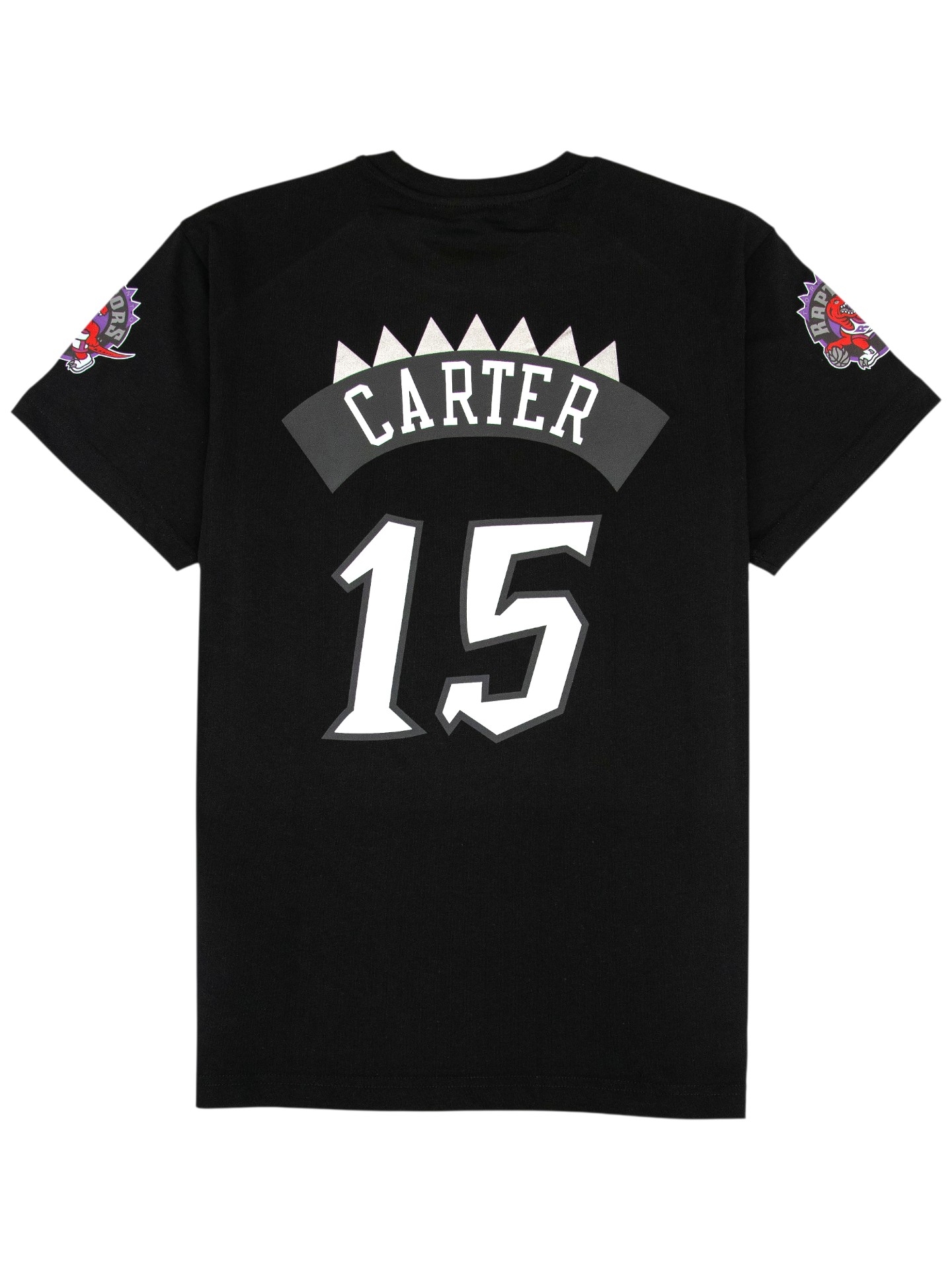 Vince Carter #15 Toronto Raptors Wordmark NBA T-Shirt Schwarz