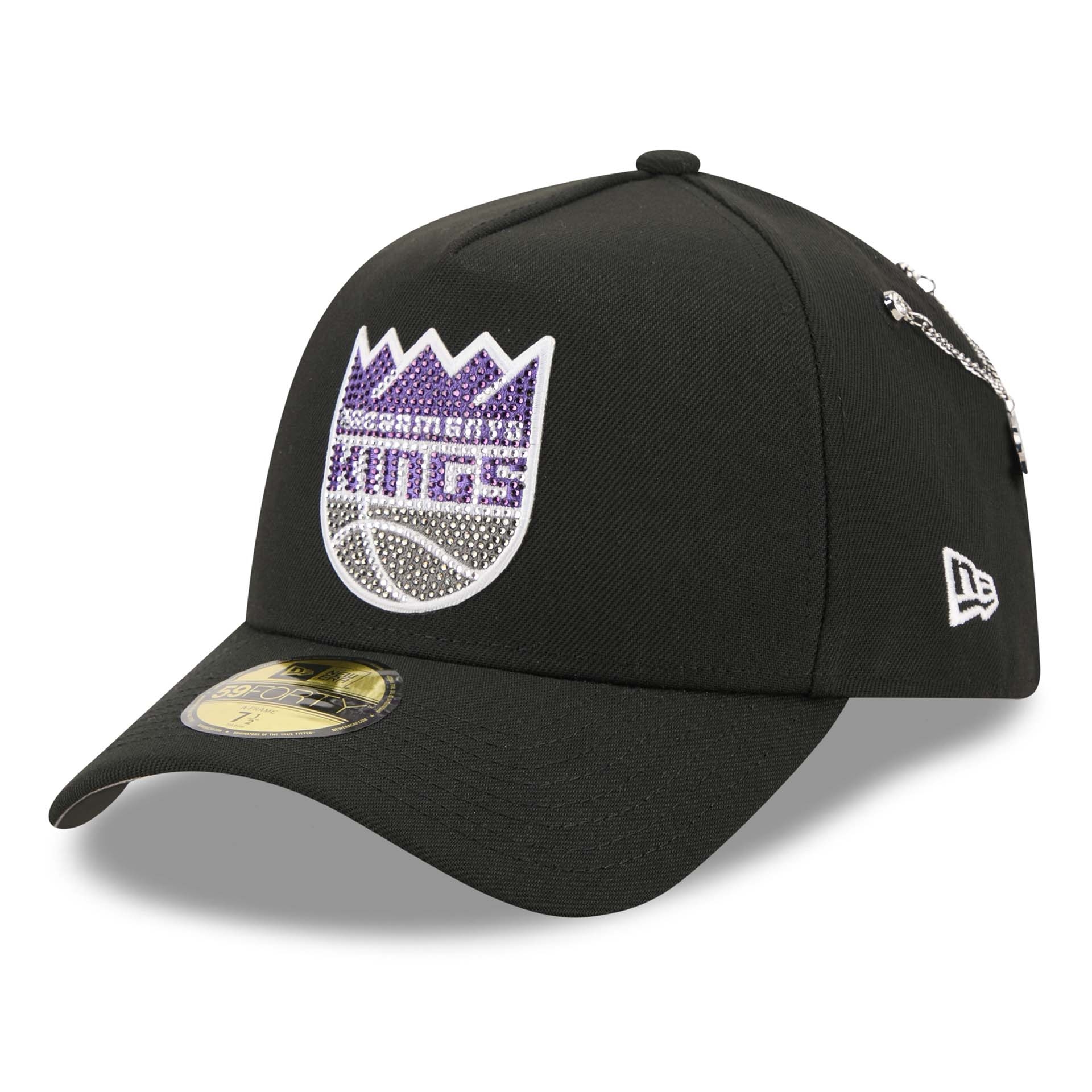 Sacramento Kings 2026 NBA Draft On-Stage Crystal 59FORTY A-Frame Fitted Cap Black