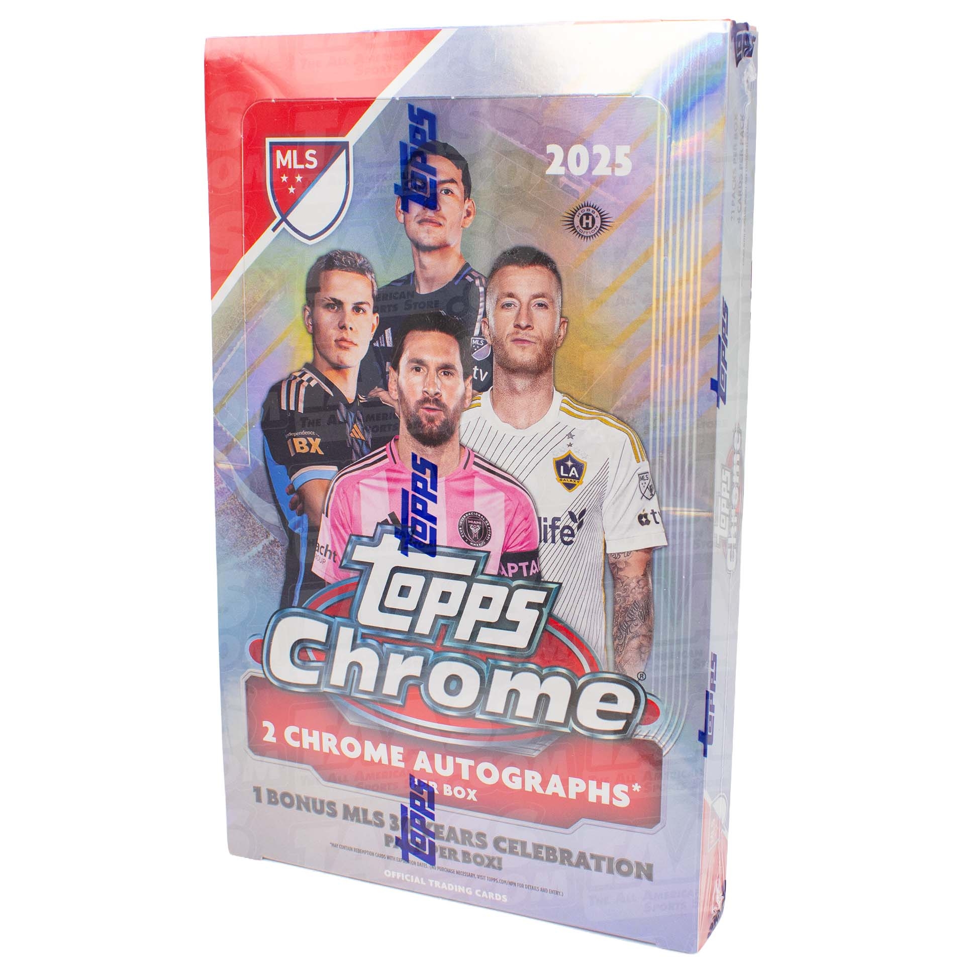 2025 Topps Chrome MLS Soccer Hobby Box
