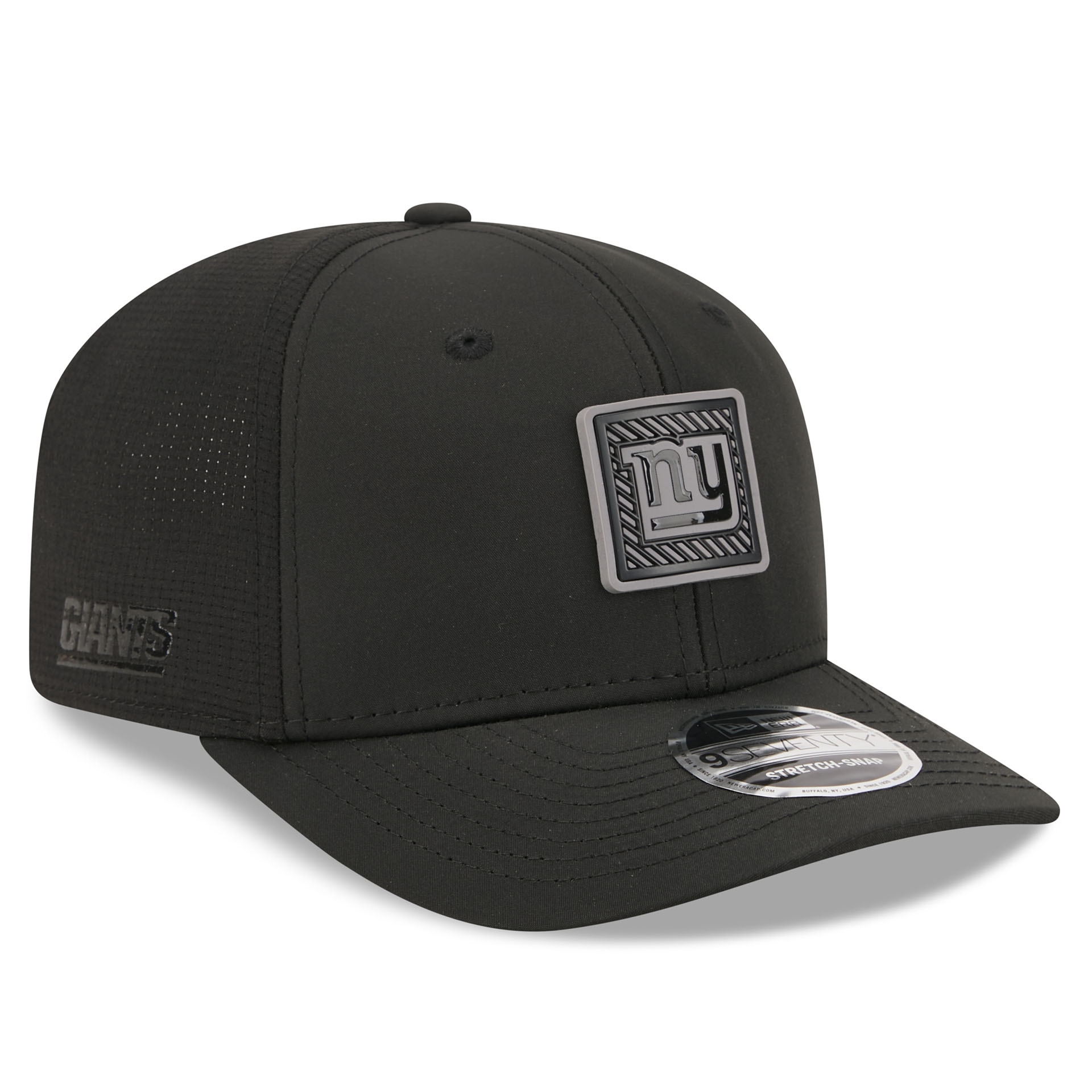 New York Giants Black 2026 NFL Training Camp 9SEVENTY Stretch-Snap Cap Black
