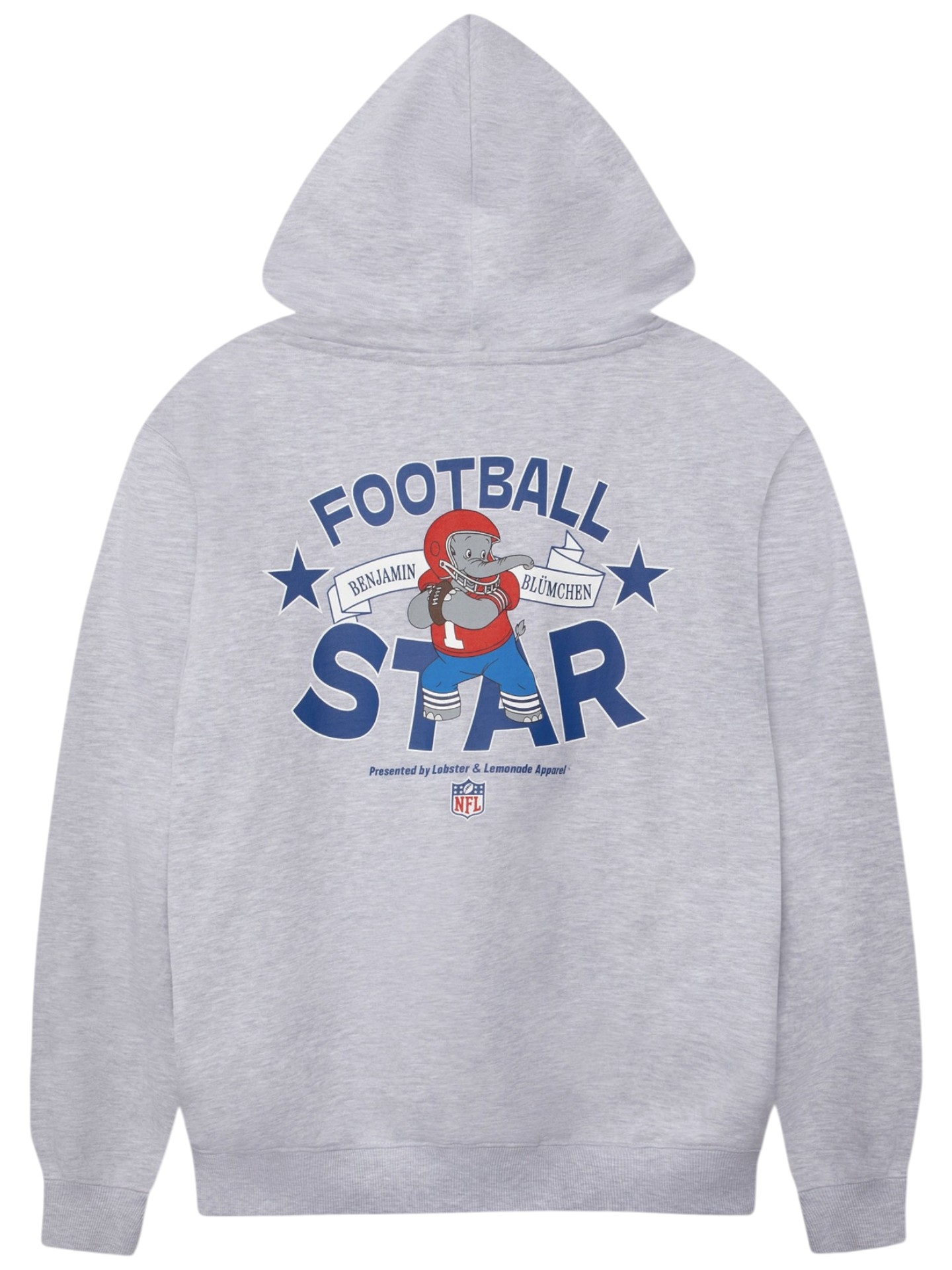 Benjamin als Football Star '18 Street NFL Hoodie Grau