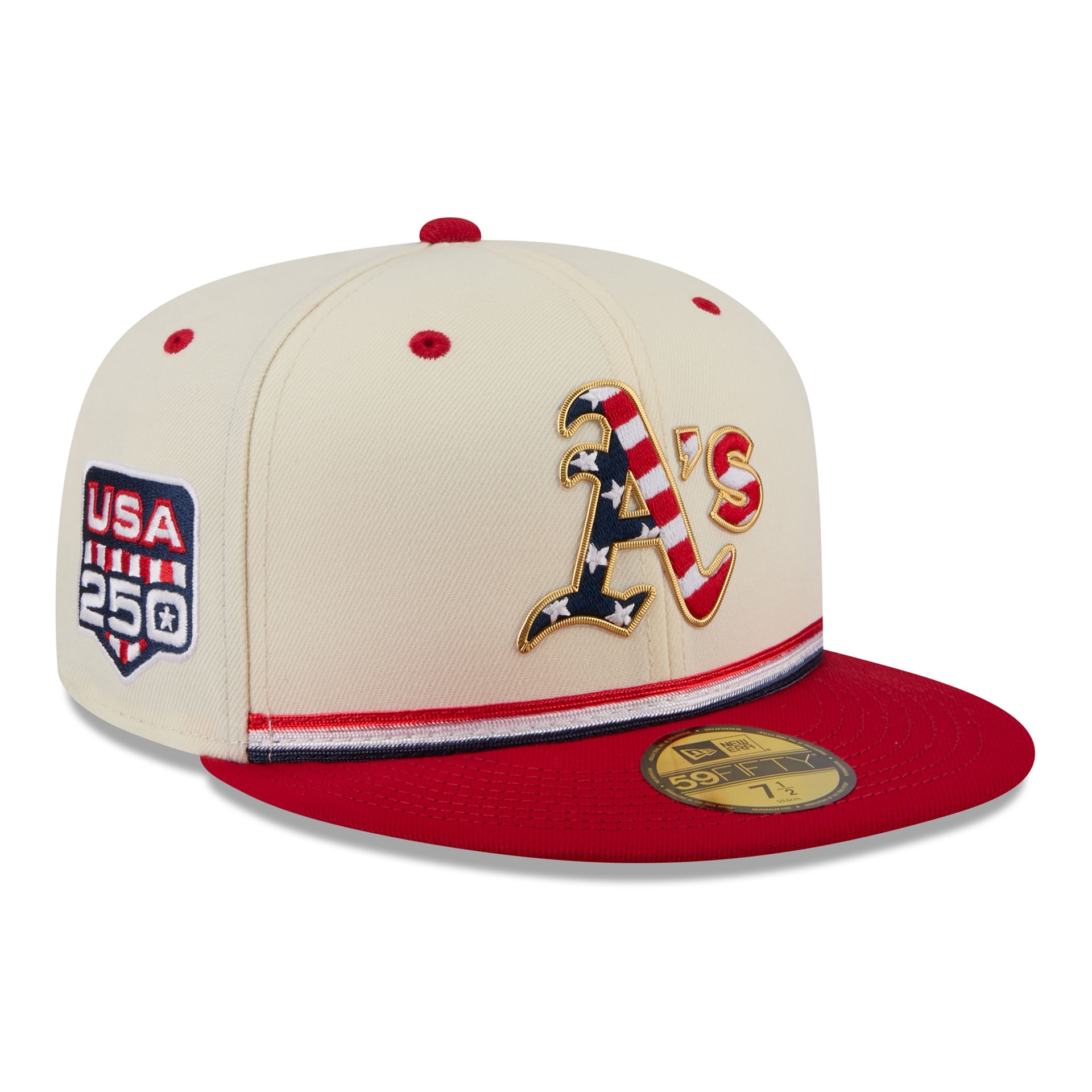 Athletics 2026 4th of July USA 250 59FIFTY Fitted MLB Cap