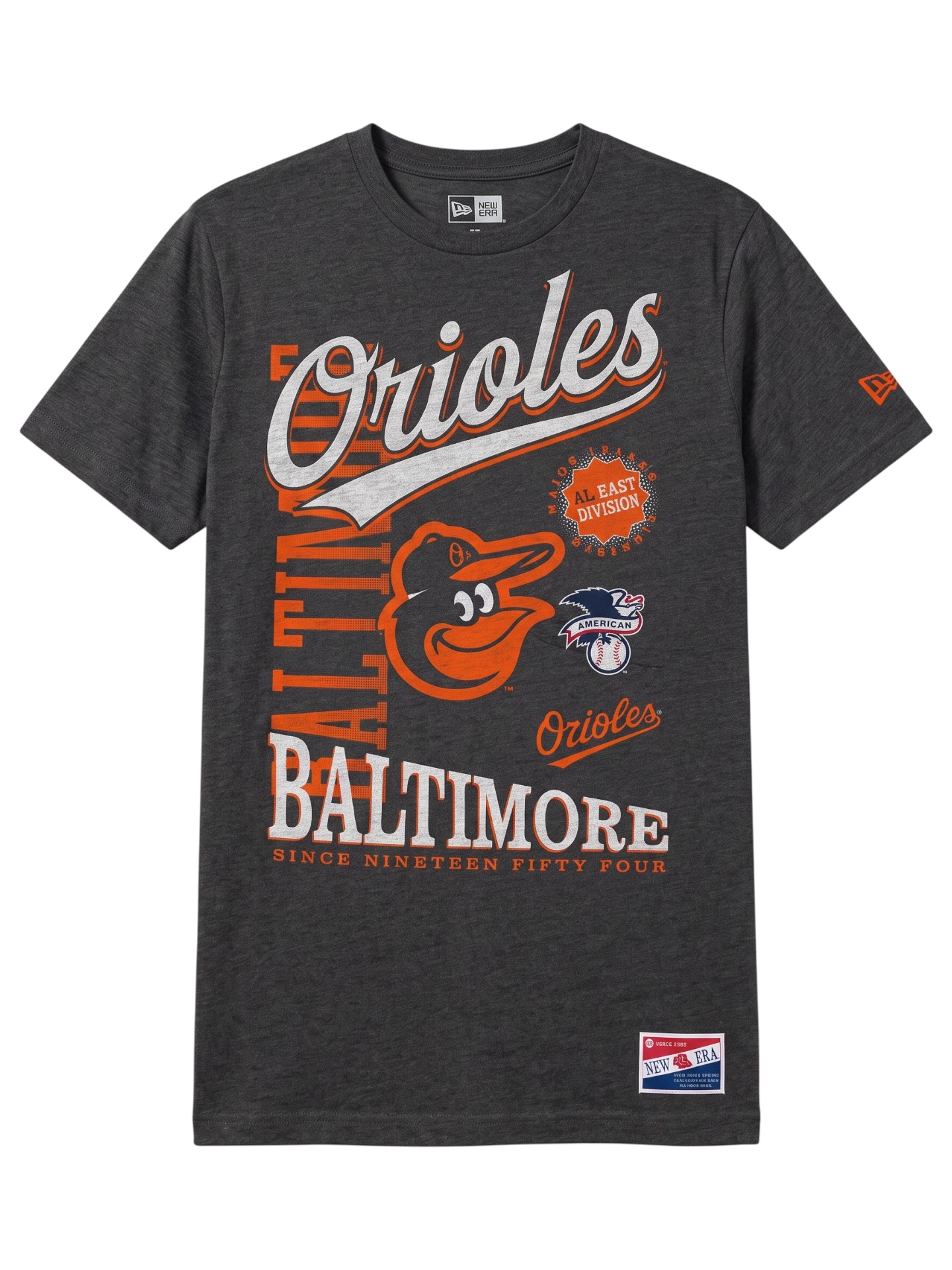 Baltimore Orioles Division Oversized MLB T-Shirt Dunkelgrau