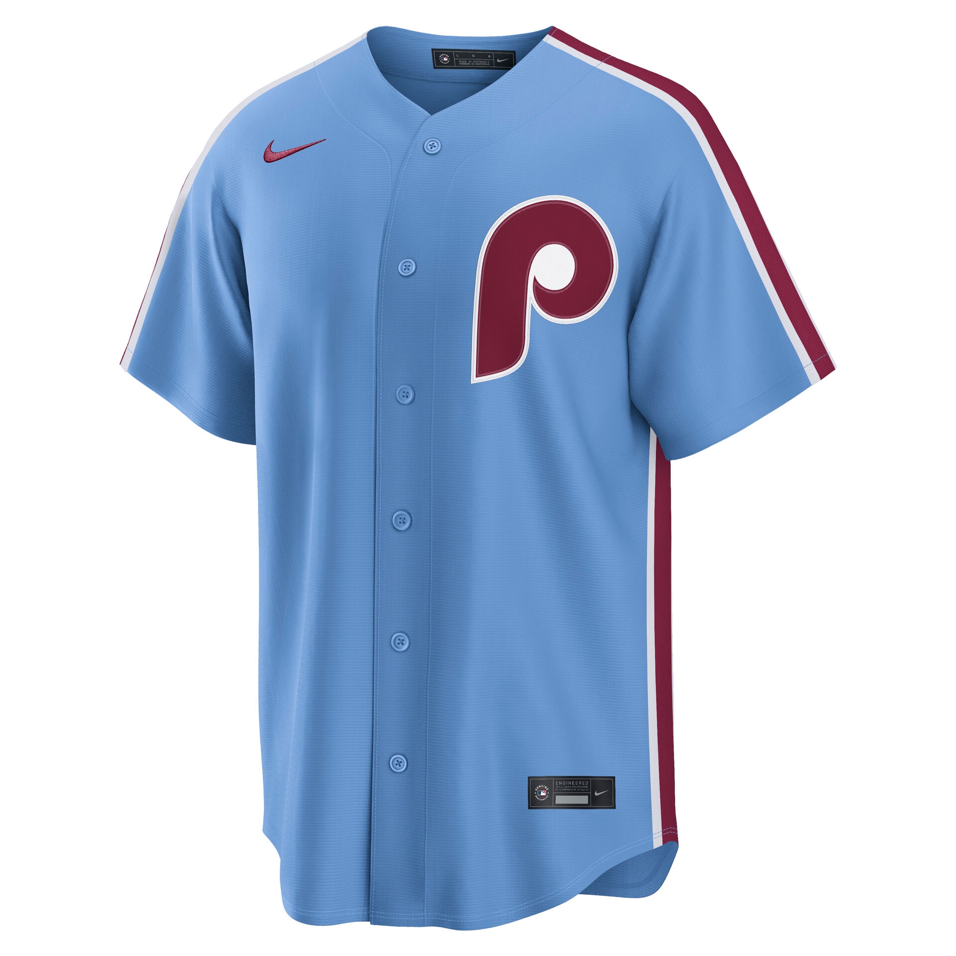 Philadelphia Phillies Replica MLB Throwback Alternate Trikot Blau