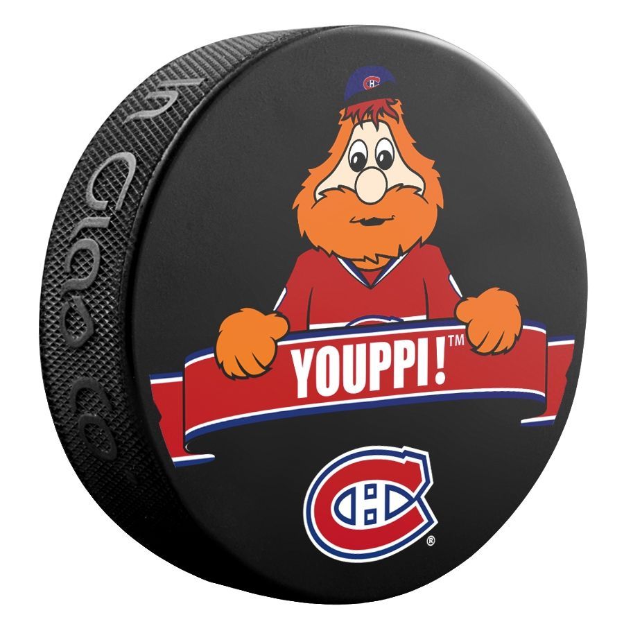 Montreal Canadiens Youppi! Mascot NHL Souvenir Puck