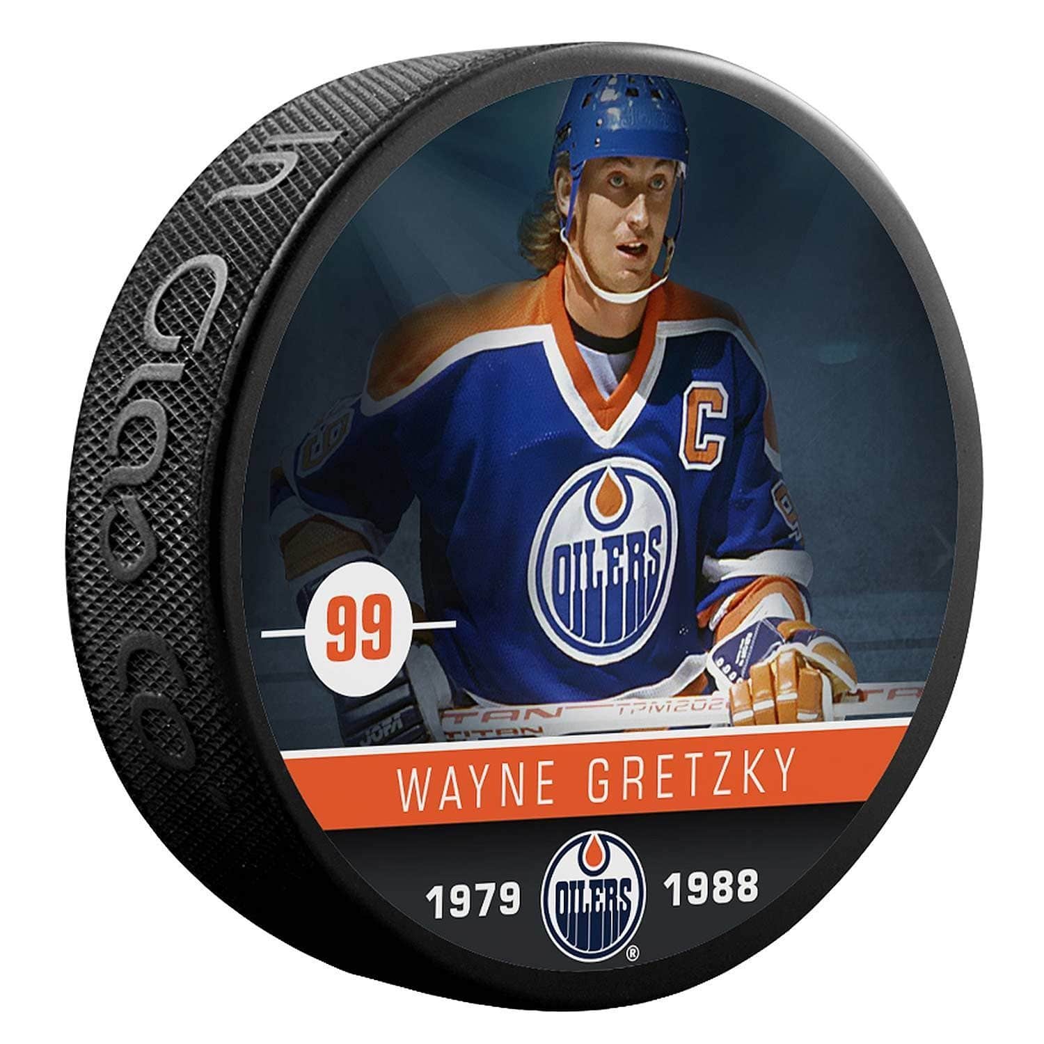 Wayne Gretzky Edmonton Oilers Alumni NHL Puck