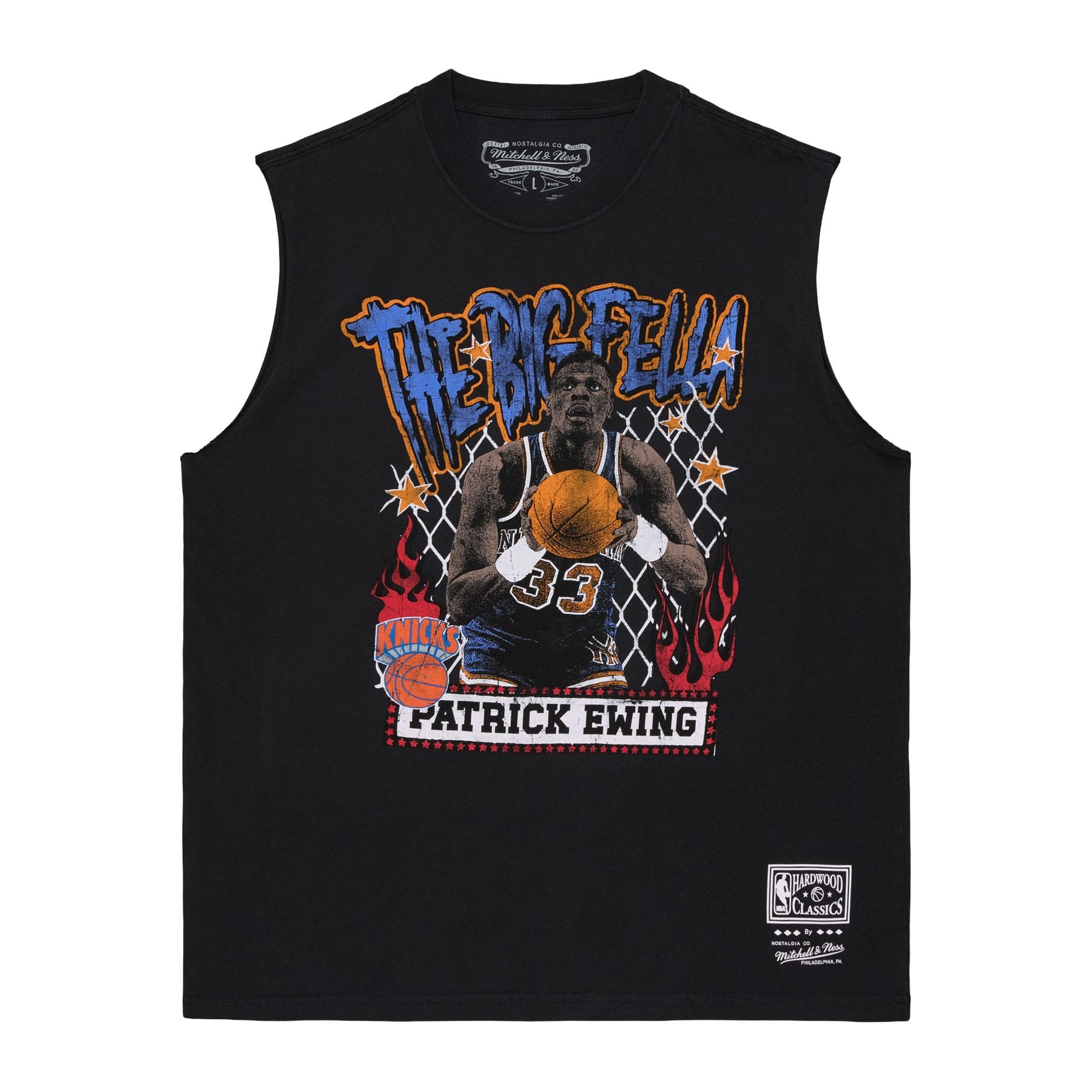 Patrick Ewing New York Knicks Best In Class Muscle Tank Top Black