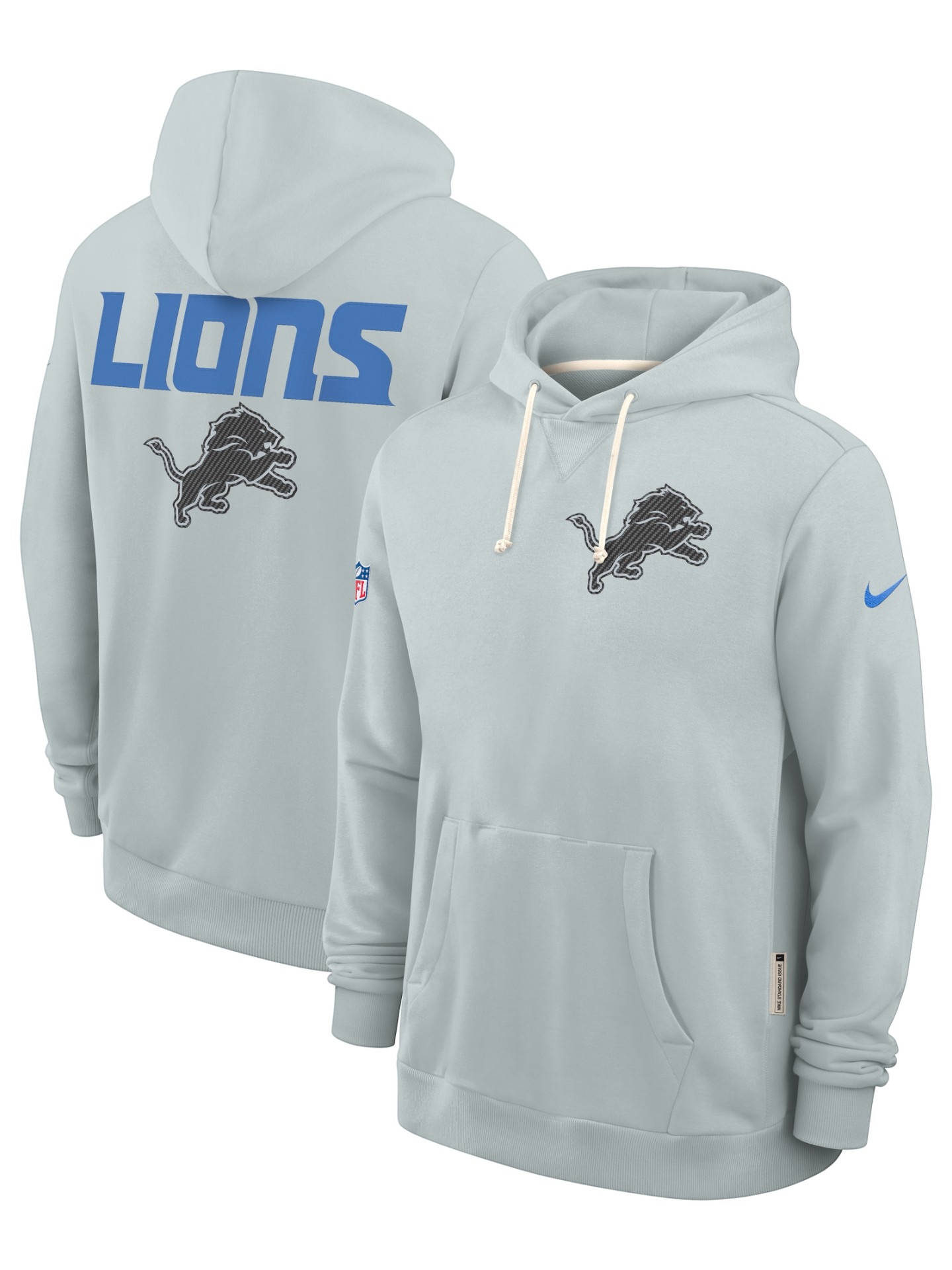 Detroit Lions 2026 Rivalries Sideline Standard Issue Hoodie Gray