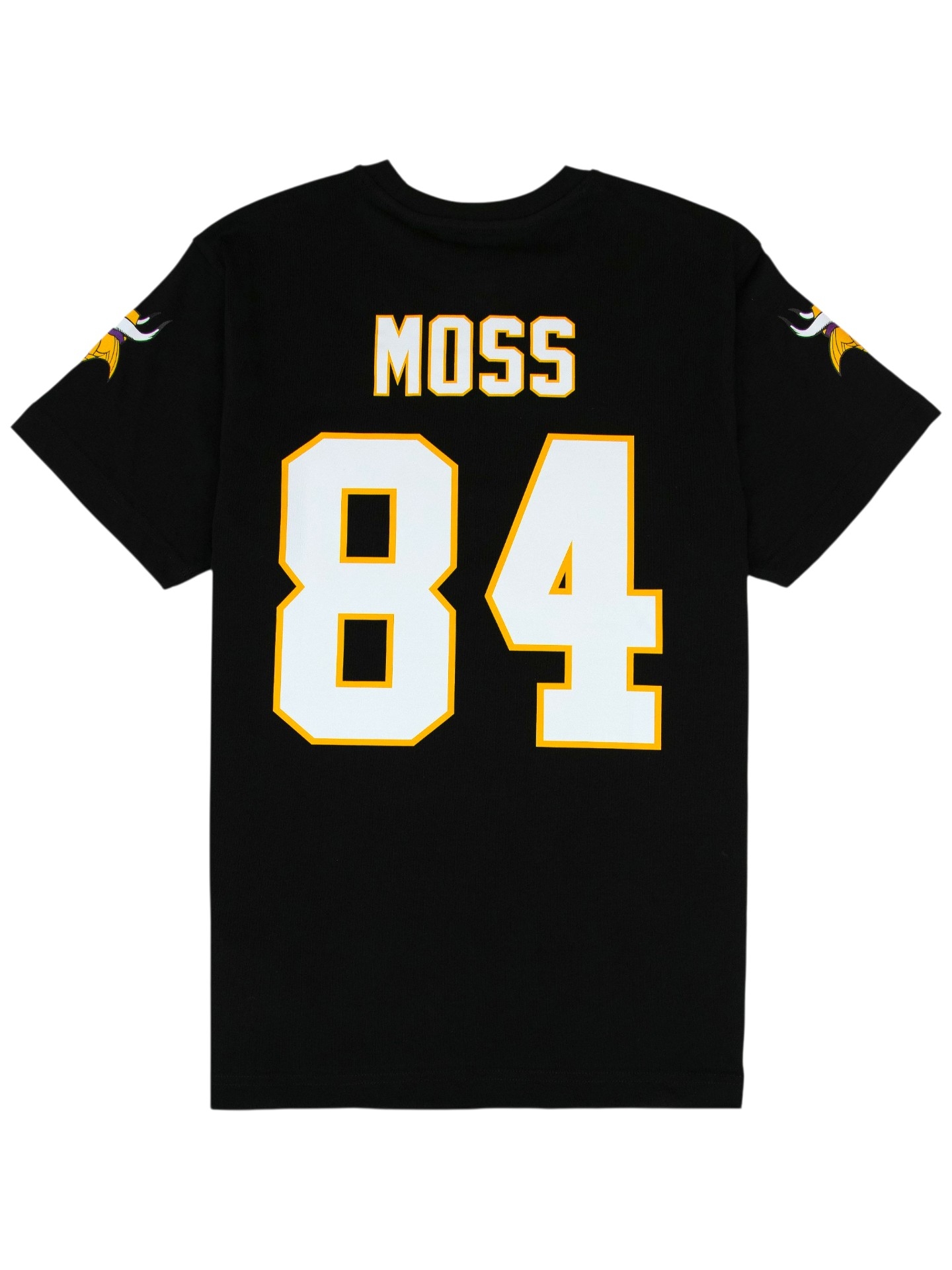 Randy Moss #84 Minnesota Vikings Wordmark Player NFL T-Shirt Schwarz