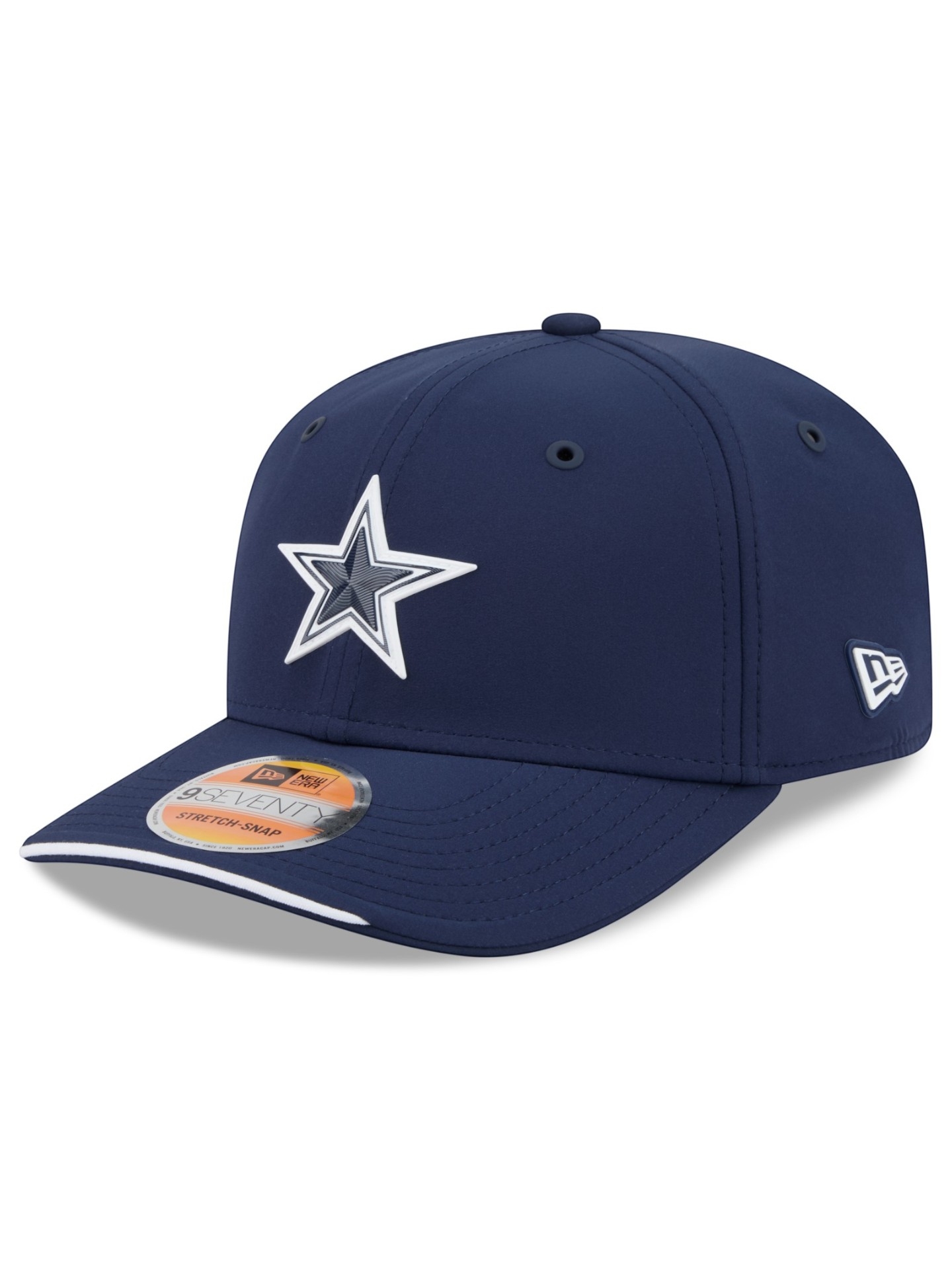 Dallas Cowboys 2026 NFL Sideline 9SEVENTY Stretch-Snap Cap Navy