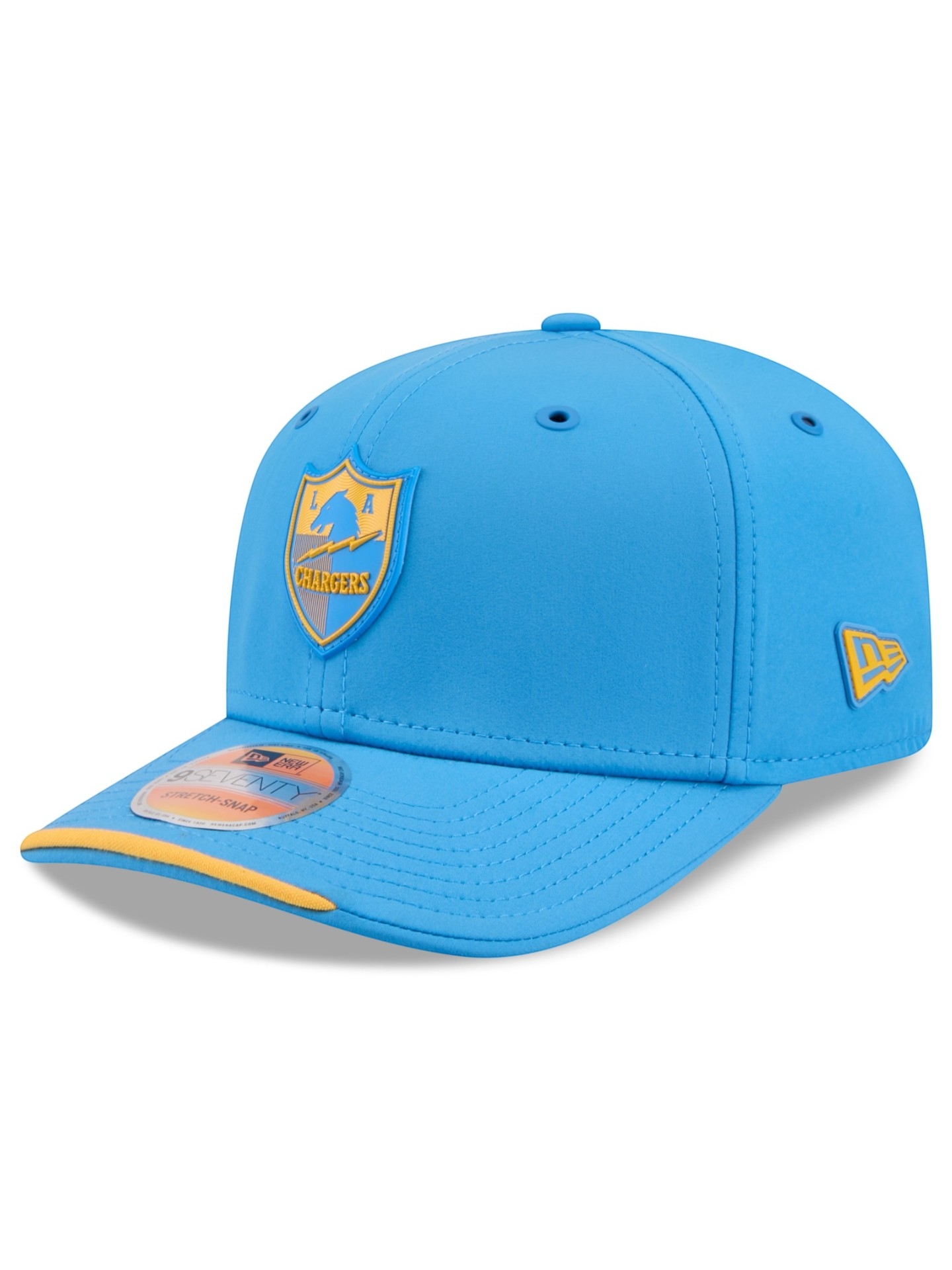 Los Angeles Chargers Historic 2026 NFL Sideline 9SEVENTY Stretch-Snap Cap Blau