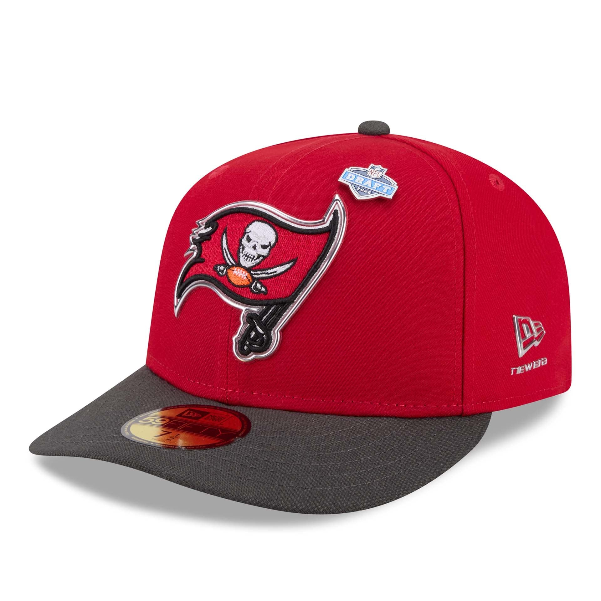 Tampa Bay Buccaneers 2026 NFL Draft Pre-Curved 59FIFTY Fitted Cap