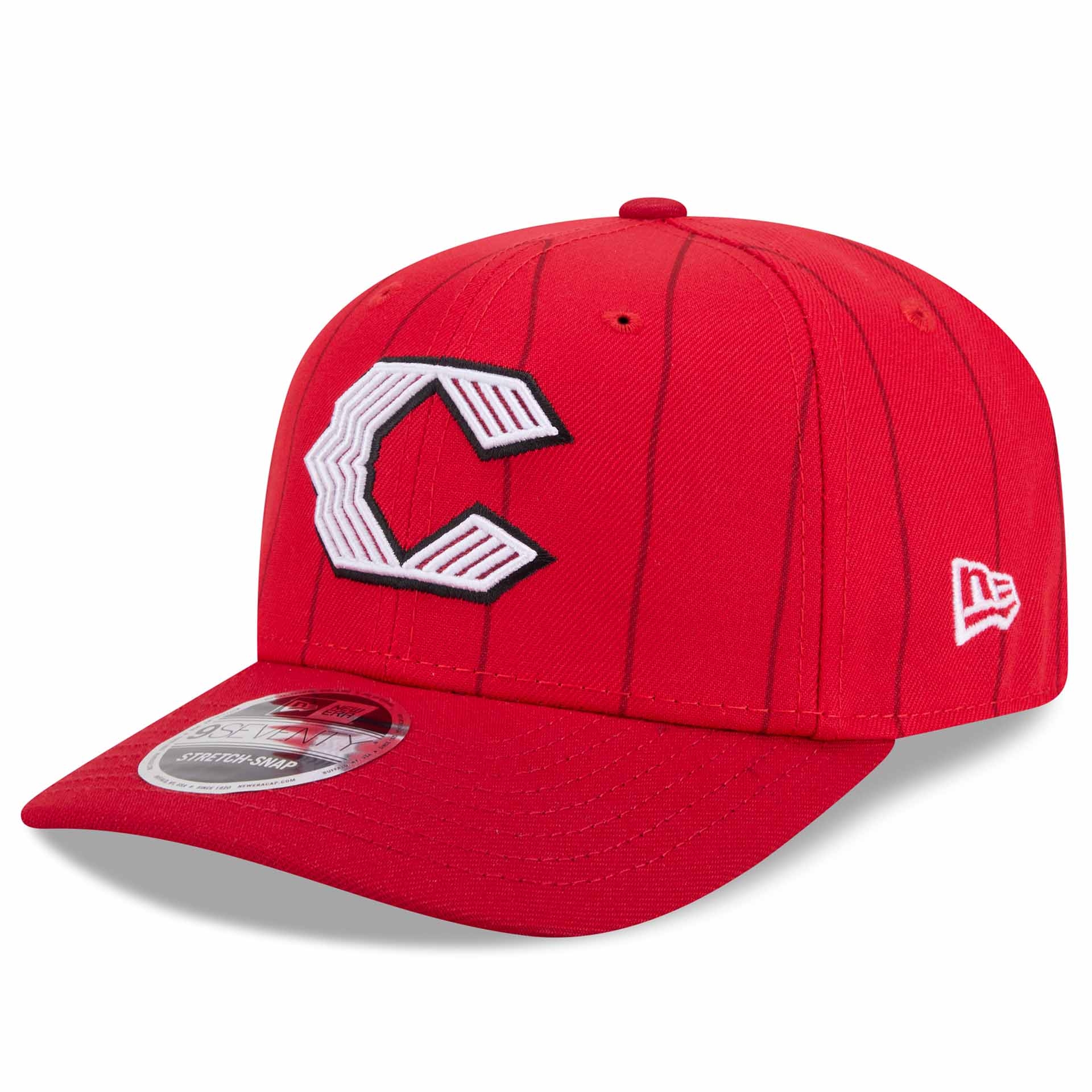 Cincinnati Reds MLB City Connect Stretch-Snap 9SEVENTY Cap Rot