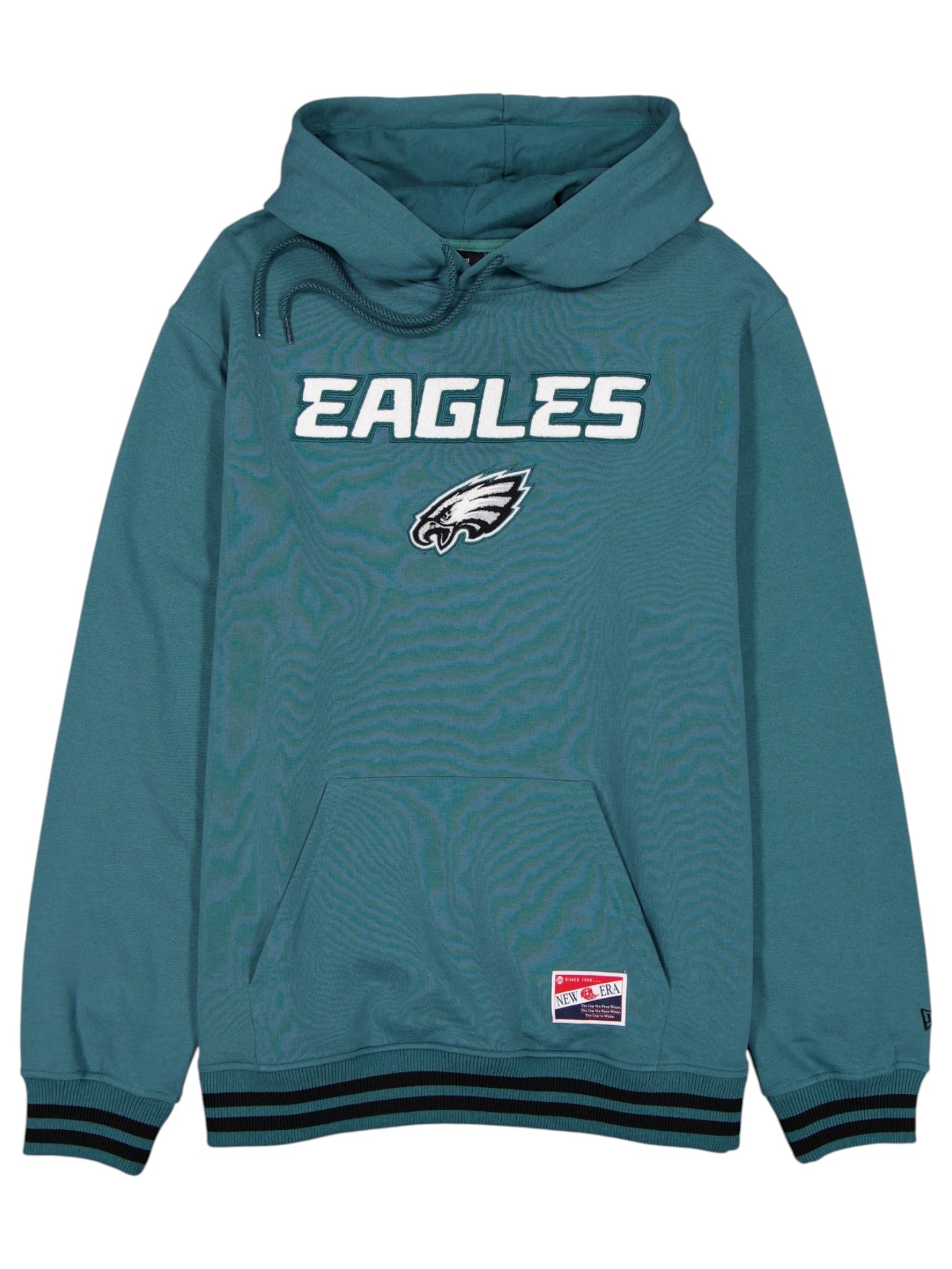 Philadelphia Eagles Felt Logo Throwback NFL Hoodie Grün